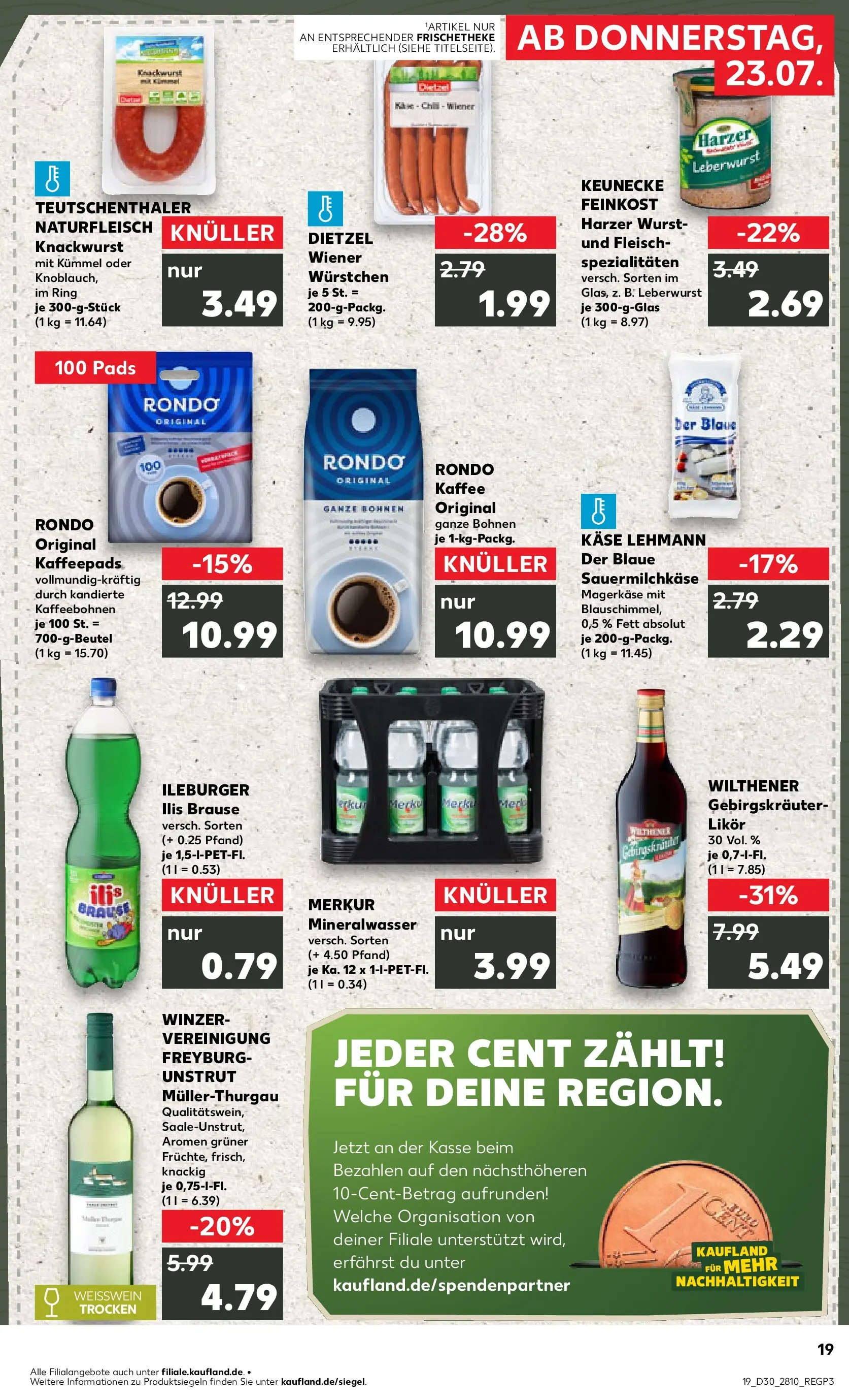 Prospekt Kaufland ab 20.07.2026 ยป Angebote und Werbung Online | Seite: 28 | Produkte: Kaffeepads, Weiรwein trocken, Mineralwasser, Fleisch Prospekt Kaufland ab 20.07.2026 ยป Angebote Online zum Blรคttern | Seite: 28 | Produkte: Kaffeepads, Weiรwein trocken, Mineralwasser, Fleisch