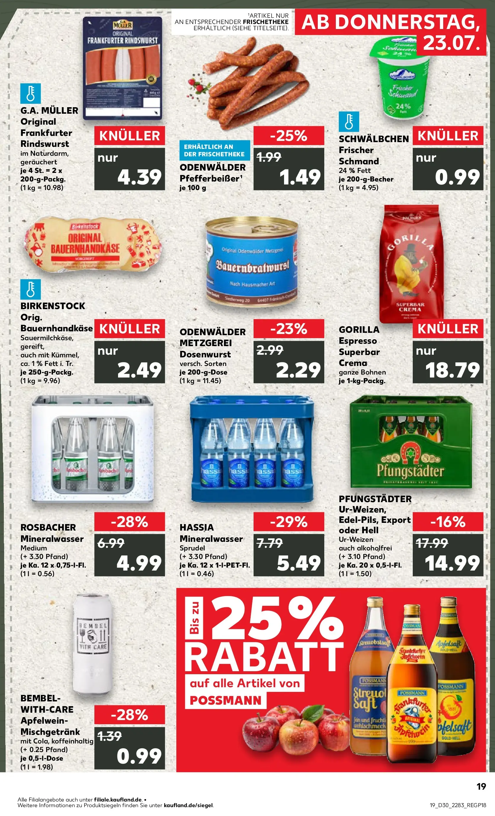 Prospekt Kaufland ab 20.07.2026 ยป Angebote und Werbung Online | Seite: 28 | Produkte: Mineralwasser, Saft Prospekt Kaufland ab 20.07.2026 ยป Angebote Online zum Blรคttern | Seite: 28 | Produkte: Mineralwasser, Saft
