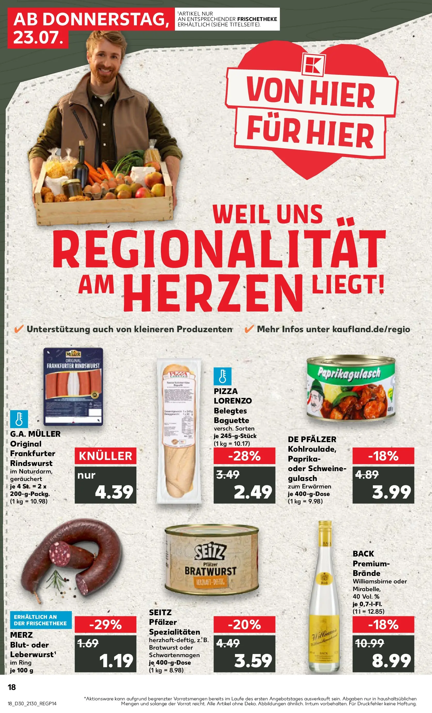 Prospekt Kaufland ab 20.07.2026 ยป Angebote und Werbung Online | Seite: 27 | Produkte: Bratwurst, Baguette, Gulasch, Pizza Prospekt Kaufland ab 20.07.2026 ยป Angebote Online zum Blรคttern | Seite: 27 | Produkte: Bratwurst, Baguette, Gulasch, Pizza