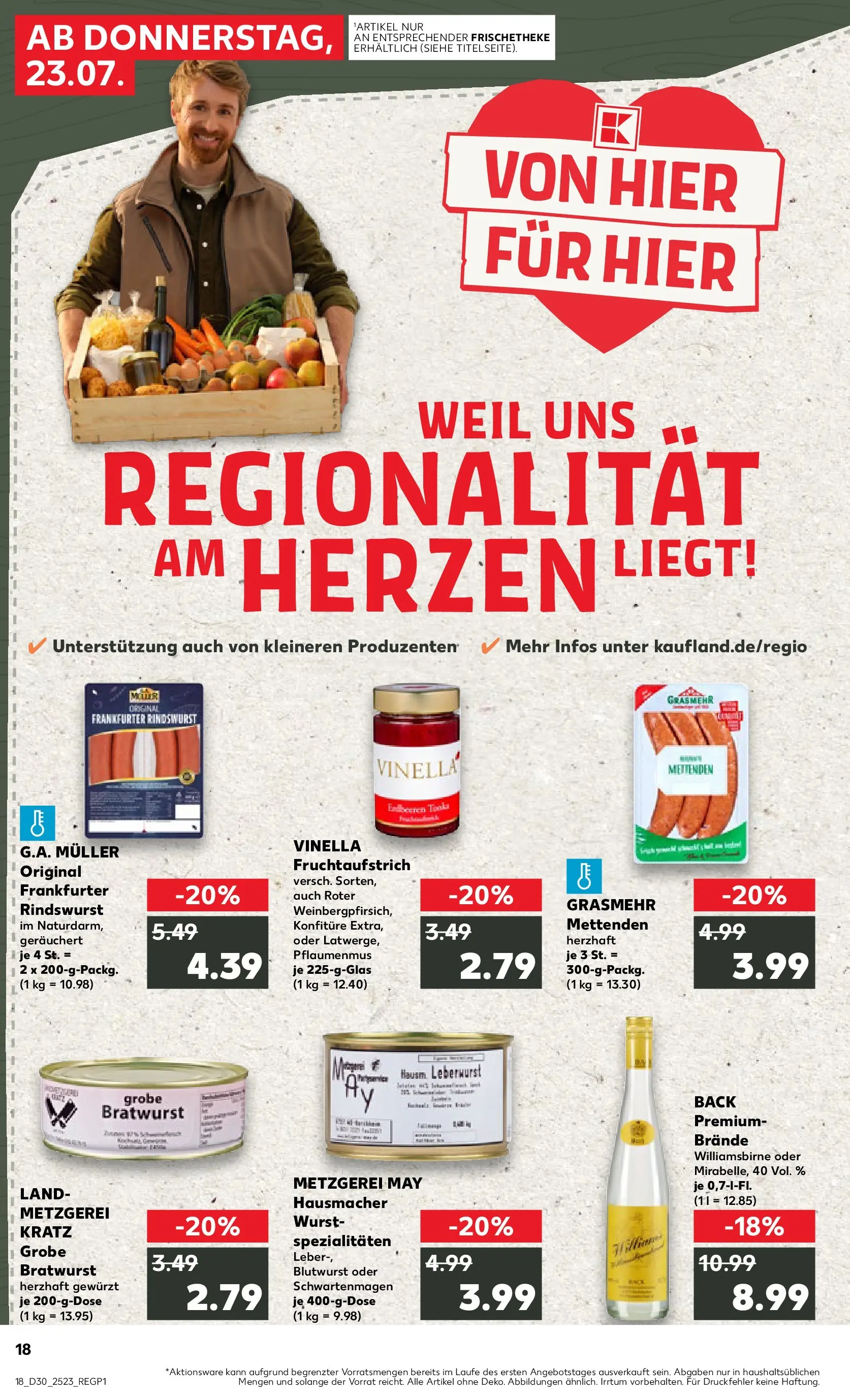 Prospekt Kaufland ab 20.07.2026 ยป Angebote und Werbung Online | Seite: 27 | Produkte: Bratwurst, Wurst Prospekt Kaufland ab 20.07.2026 ยป Angebote Online zum Blรคttern | Seite: 27 | Produkte: Bratwurst, Wurst