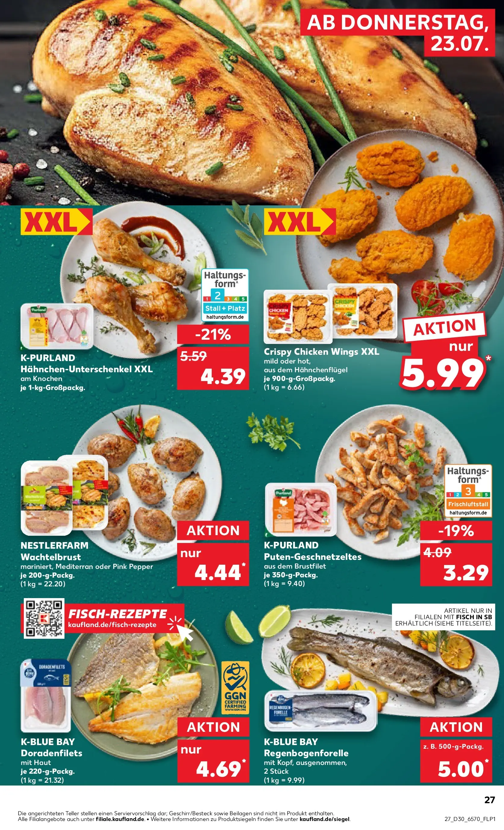 Prospekt Kaufland ab 20.07.2026 ยป Angebote und Werbung Online | Seite: 36 | Produkte: Fisch Prospekt Kaufland ab 20.07.2026 ยป Angebote Online zum Blรคttern | Seite: 36 | Produkte: Fisch
