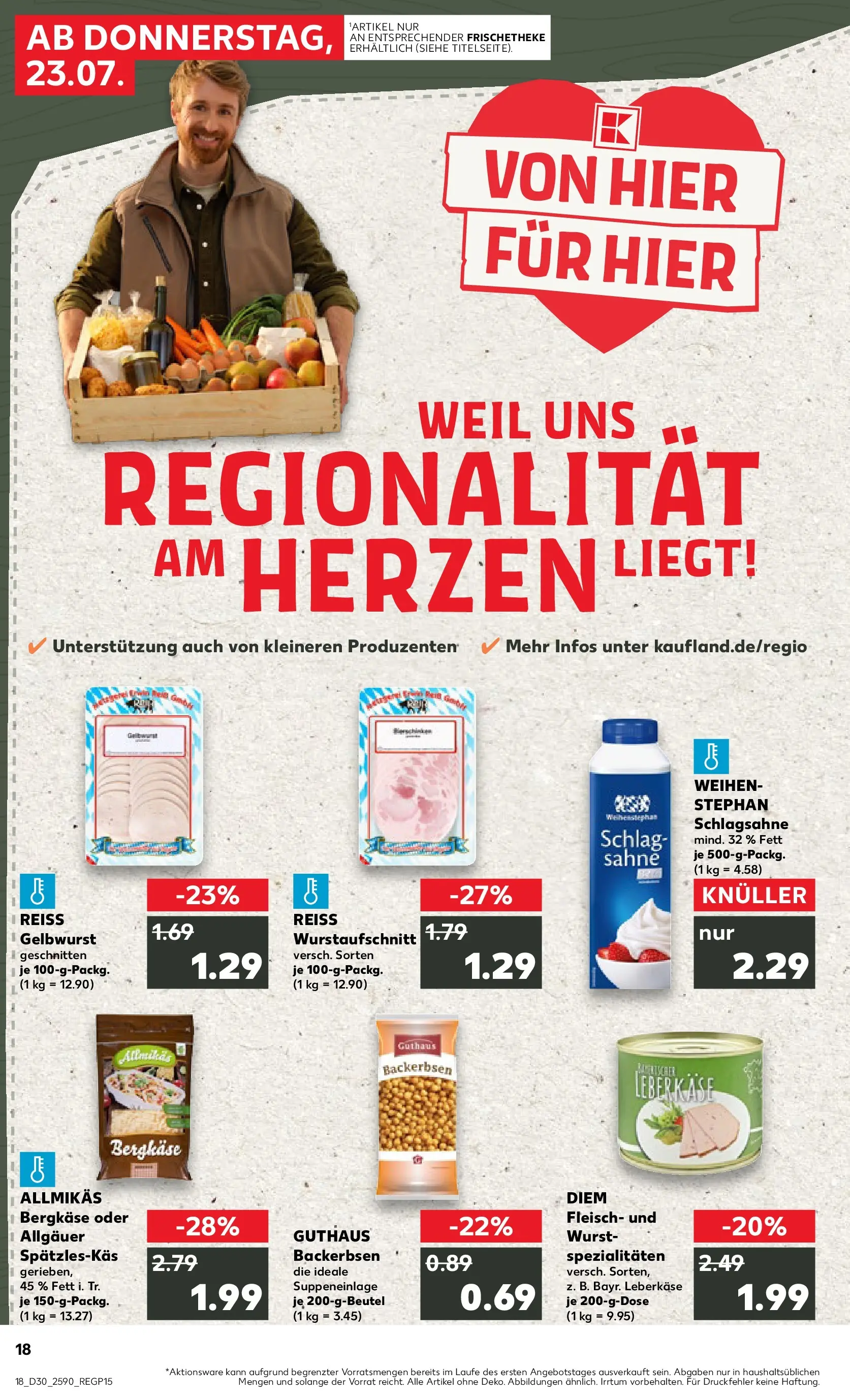 Prospekt Kaufland ab 20.07.2026 ยป Angebote und Werbung Online | Seite: 27 | Produkte: Schlagsahne, Wurst, Sahne, Fleisch Prospekt Kaufland ab 20.07.2026 ยป Angebote Online zum Blรคttern | Seite: 27 | Produkte: Schlagsahne, Wurst, Sahne, Fleisch