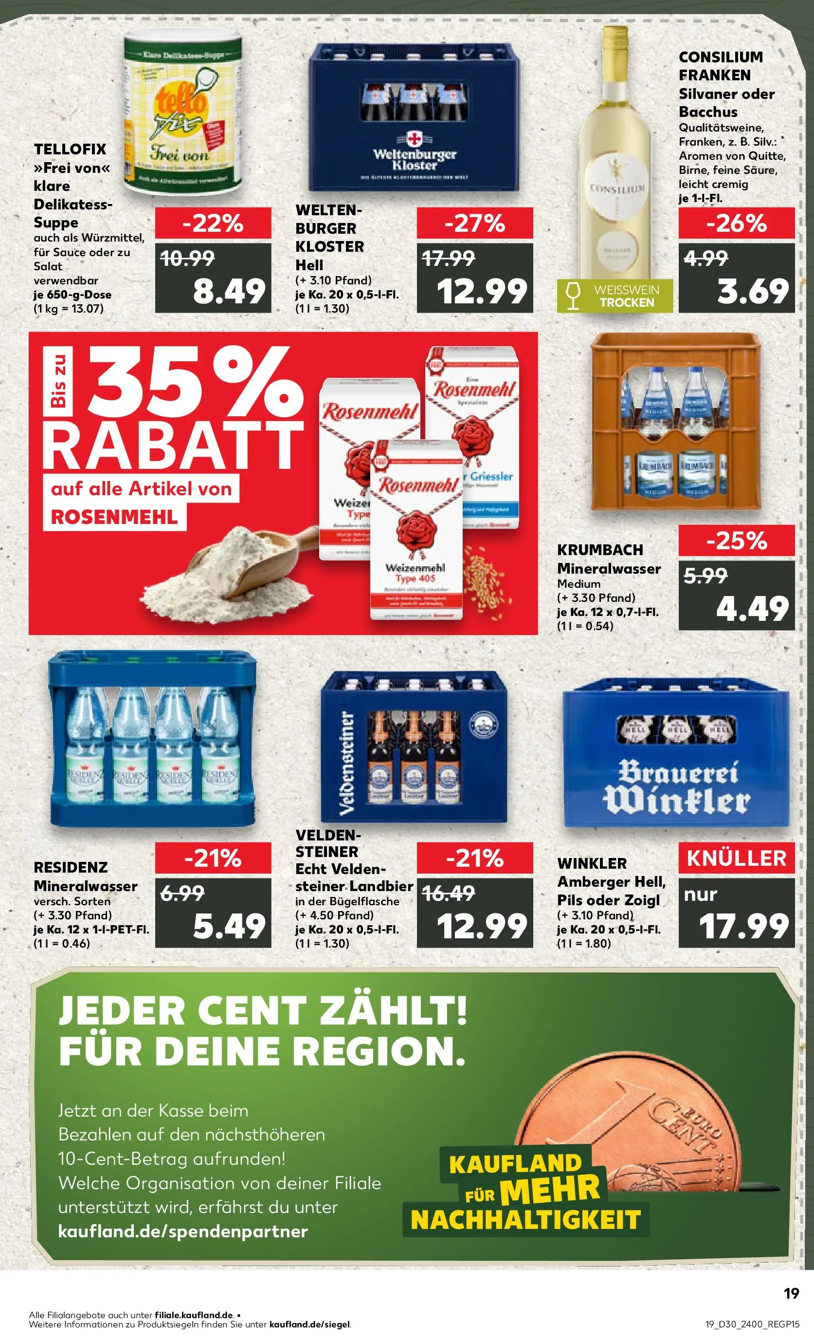Prospekt Kaufland ab 20.07.2026 ยป Angebote und Werbung Online | Seite: 28 | Produkte: Weiรwein, Pils, Burger, Salat Prospekt Kaufland ab 20.07.2026 ยป Angebote Online zum Blรคttern | Seite: 28 | Produkte: Weiรwein, Pils, Burger, Salat
