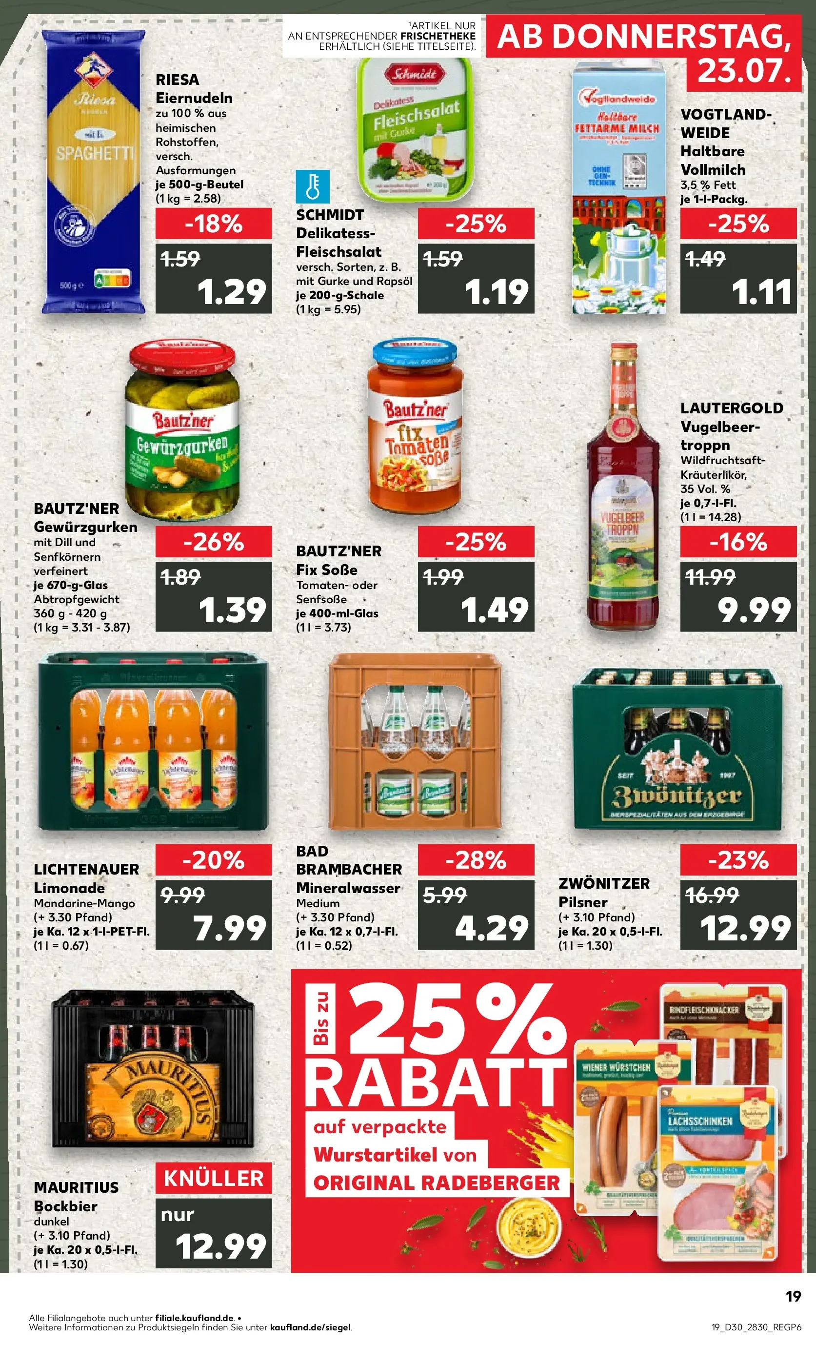 Prospekt Kaufland ab 20.07.2026 ยป Angebote und Werbung Online | Seite: 28 | Produkte: Milch, Rapsรถl, Limonade, Tomaten Prospekt Kaufland ab 20.07.2026 ยป Angebote Online zum Blรคttern | Seite: 28 | Produkte: Milch, Rapsรถl, Limonade, Tomaten