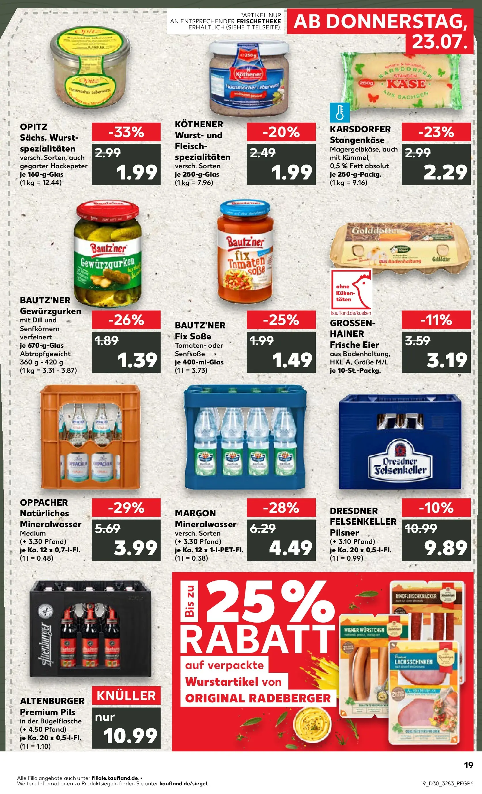 Prospekt Kaufland ab 20.07.2026 ยป Angebote und Werbung Online | Seite: 28 | Produkte: Eier, Pils, Mineralwasser, Soรe Prospekt Kaufland ab 20.07.2026 ยป Angebote Online zum Blรคttern | Seite: 28 | Produkte: Eier, Pils, Mineralwasser, Soรe