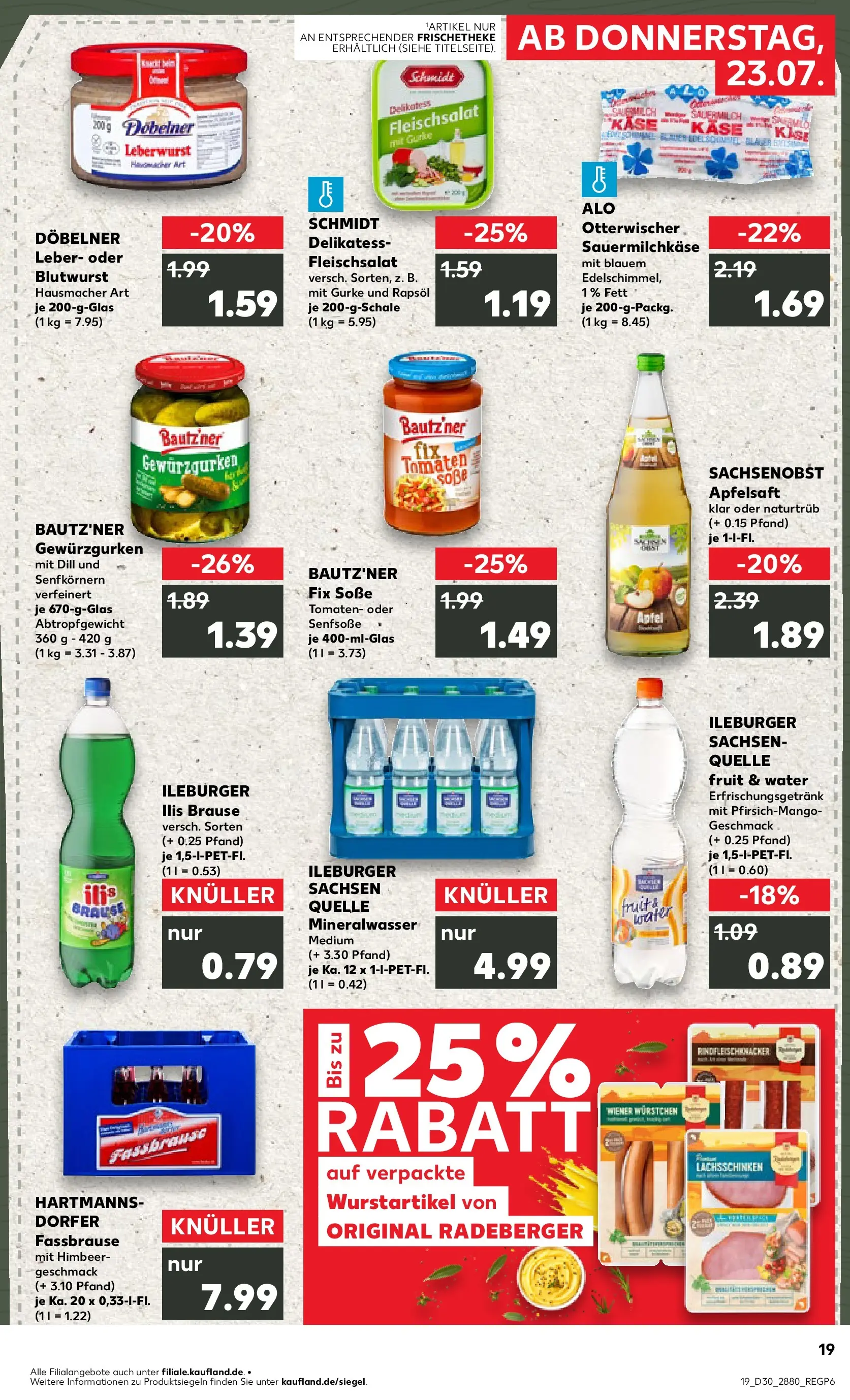 Prospekt Kaufland ab 20.07.2026 ยป Angebote und Werbung Online | Seite: 28 | Produkte: Wiener wurstchen, Rapsรถl, Dill, Fassbrause Prospekt Kaufland ab 20.07.2026 ยป Angebote Online zum Blรคttern | Seite: 28 | Produkte: Wiener wurstchen, Rapsรถl, Dill, Fassbrause