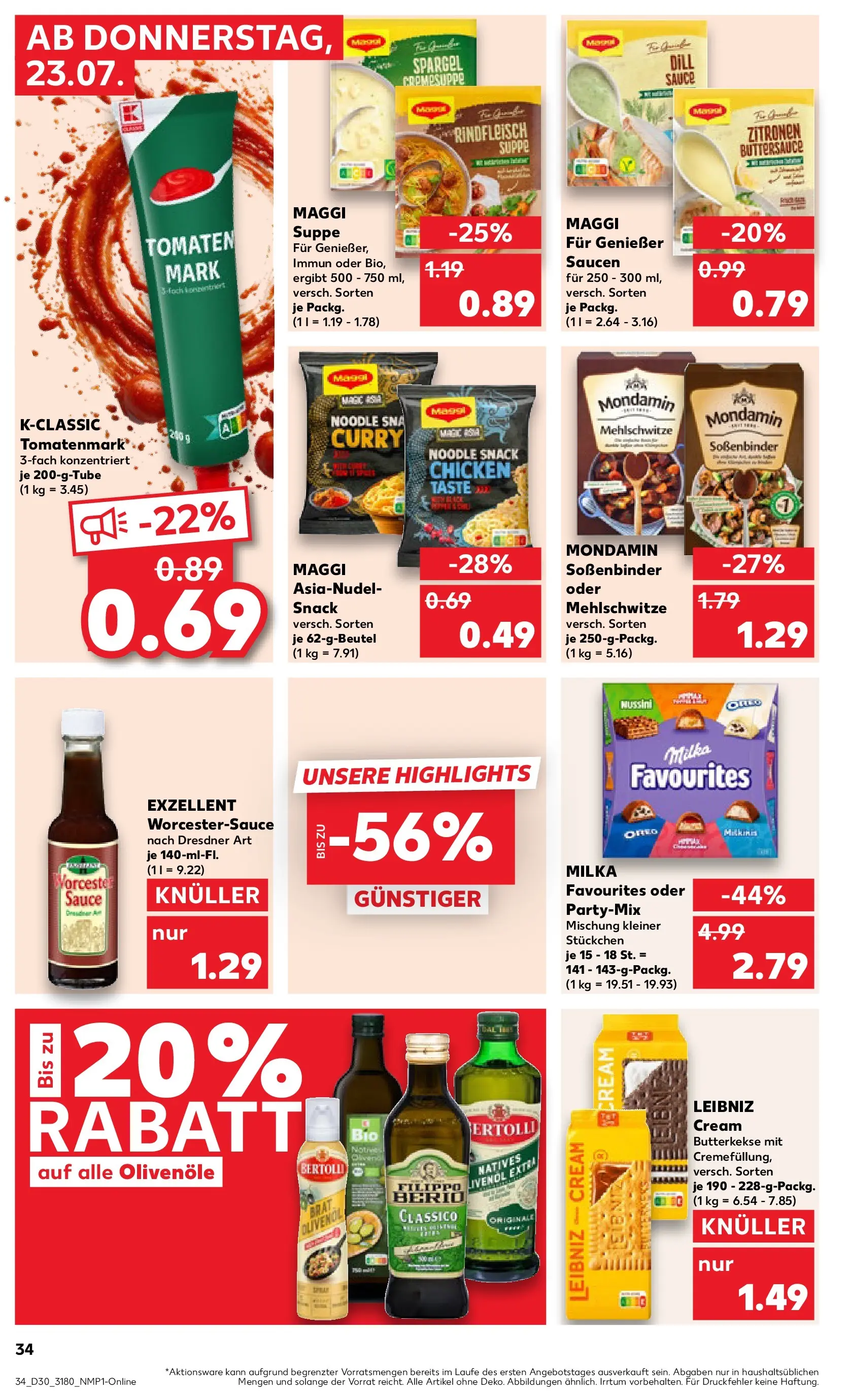 Prospekt Kaufland ab 20.07.2026 ยป Angebote und Werbung Online | Seite: 43 | Produkte: Maggi, Tomaten, Maggi suppe, Rindfleisch Prospekt Kaufland ab 20.07.2026 ยป Angebote Online zum Blรคttern | Seite: 43 | Produkte: Maggi, Tomaten, Maggi suppe, Rindfleisch
