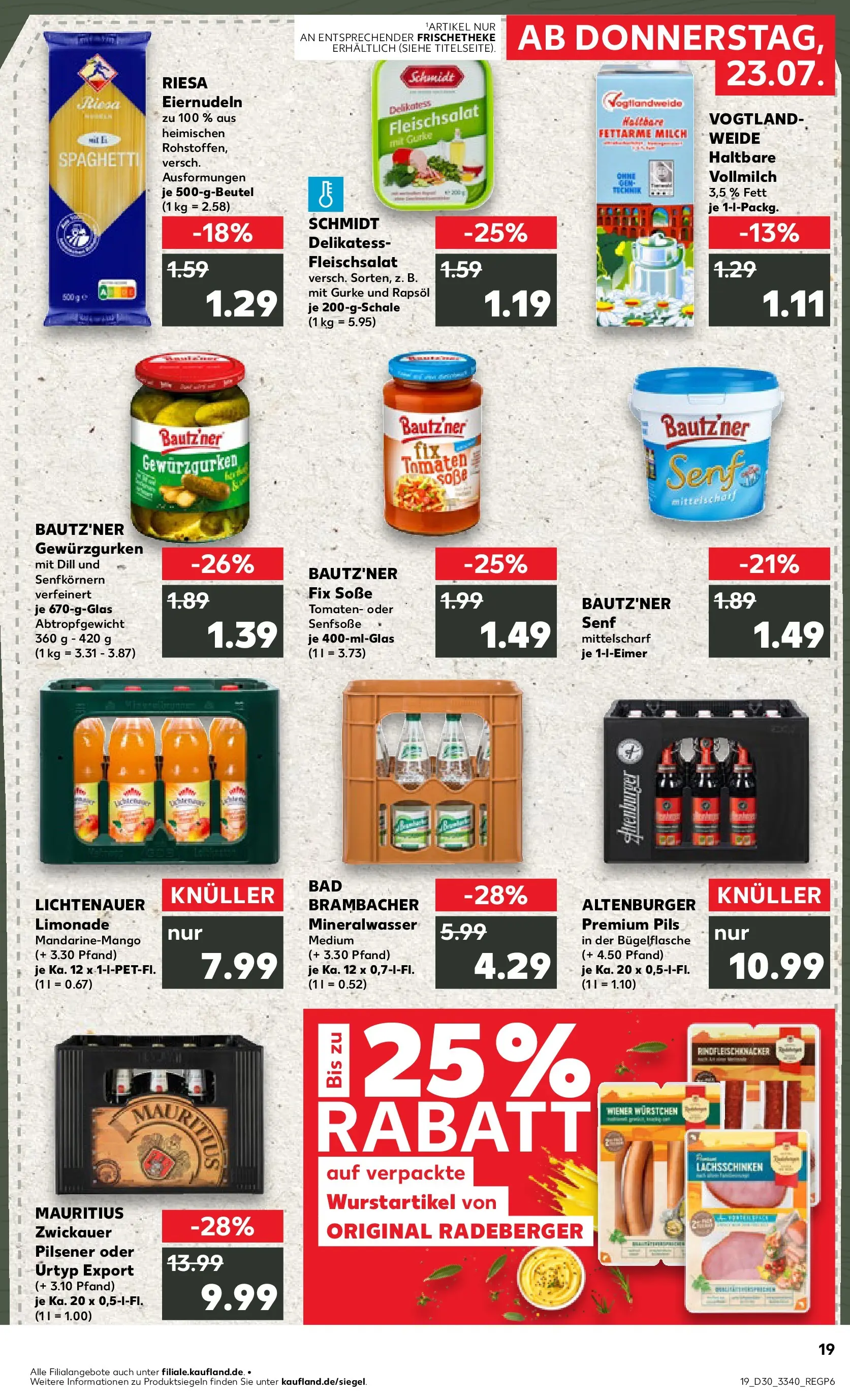 Prospekt Kaufland ab 20.07.2026 ยป Angebote und Werbung Online | Seite: 28 | Produkte: Wiener wurstchen, Milch, Mineralwasser, Soรe Prospekt Kaufland ab 20.07.2026 ยป Angebote Online zum Blรคttern | Seite: 28 | Produkte: Wiener wurstchen, Milch, Mineralwasser, Soรe