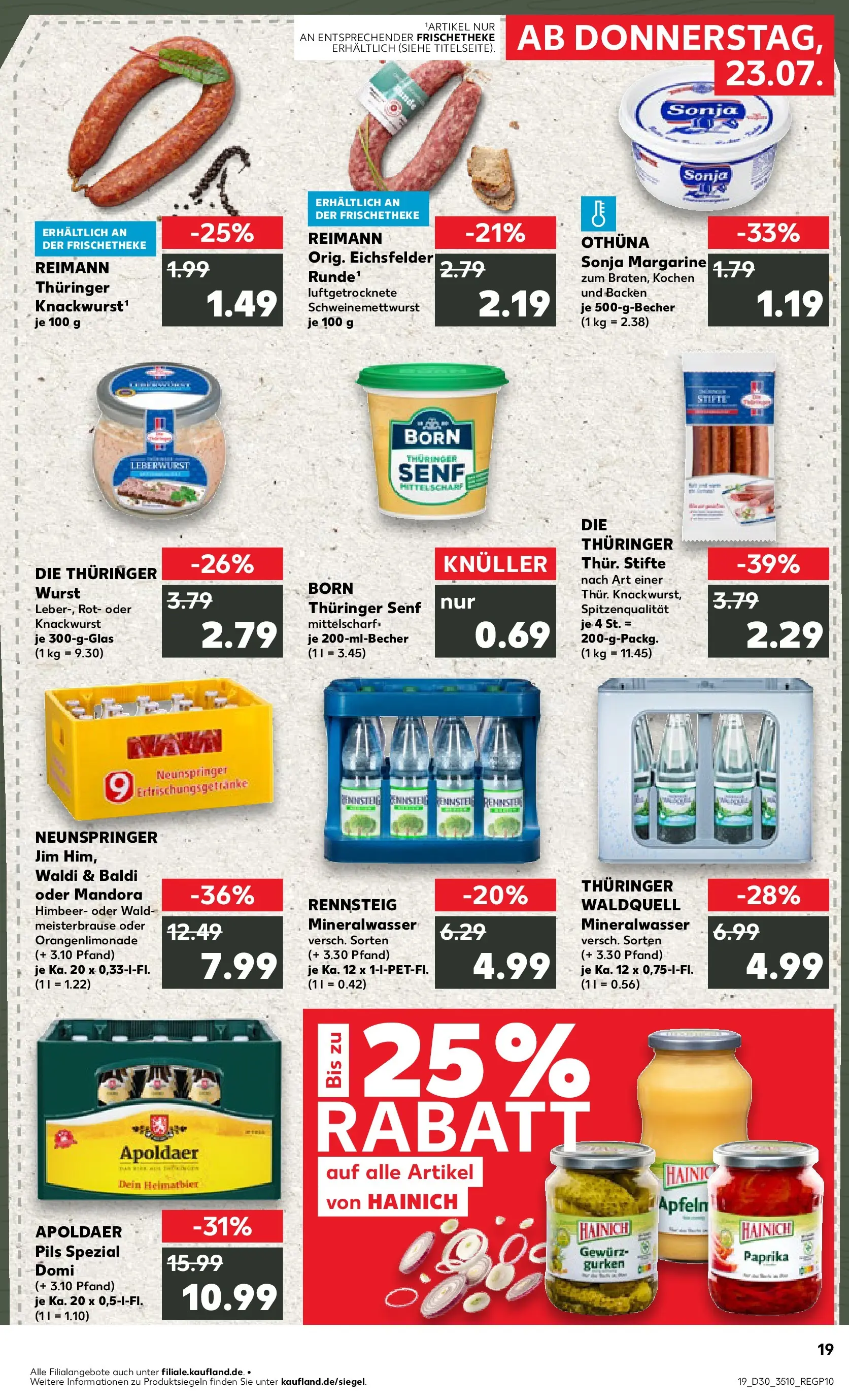 Prospekt Kaufland ab 20.07.2026 ยป Angebote und Werbung Online | Seite: 28 | Produkte: Margarine, Pils, Wurst, Gurken Prospekt Kaufland ab 20.07.2026 ยป Angebote Online zum Blรคttern | Seite: 28 | Produkte: Margarine, Pils, Wurst, Gurken