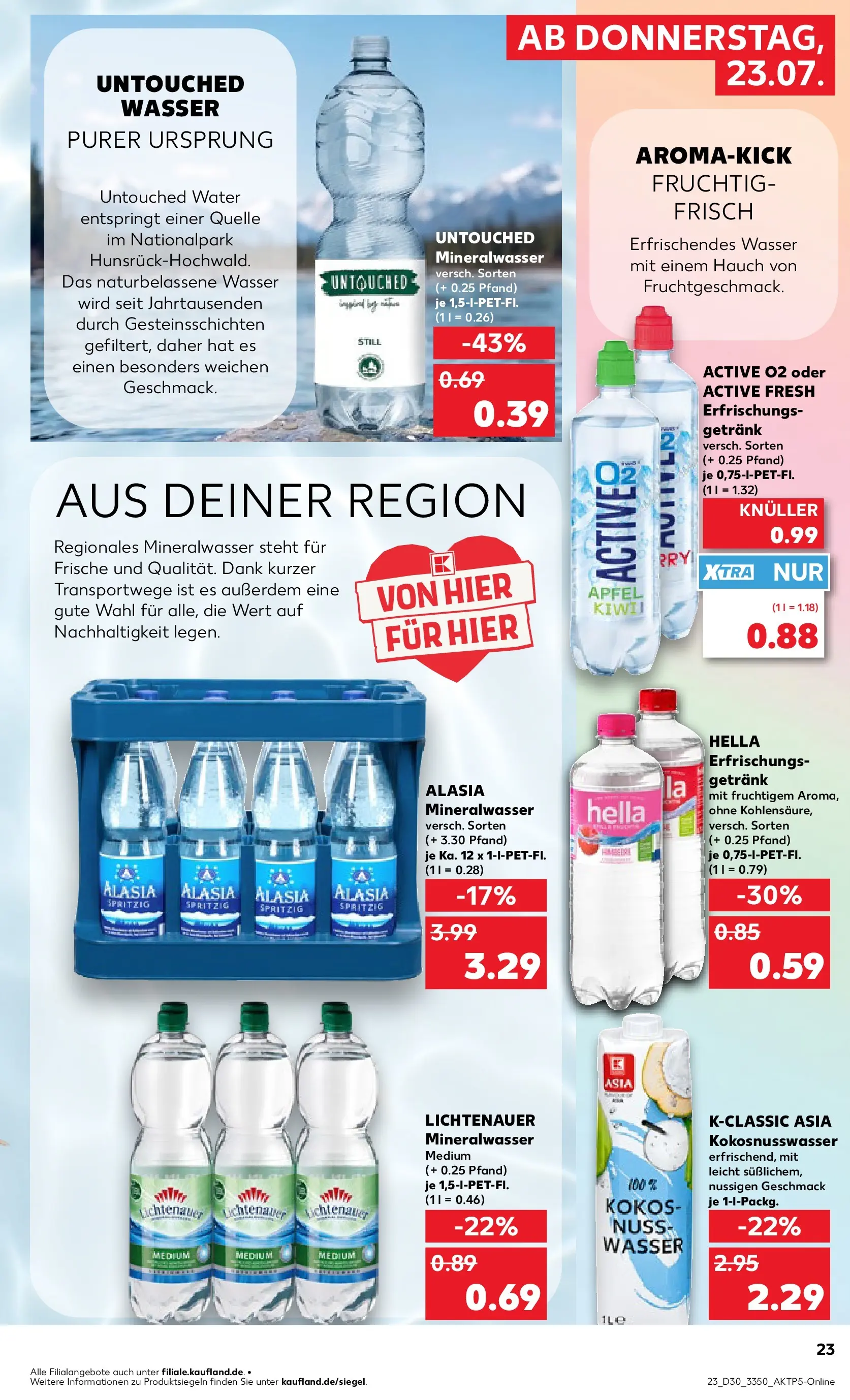 Prospekt Kaufland ab 20.07.2026 ยป Angebote und Werbung Online | Seite: 32 | Produkte: รpfel, Mineralwasser, Wasser, Hella Prospekt Kaufland ab 20.07.2026 ยป Angebote Online zum Blรคttern | Seite: 32 | Produkte: รpfel, Mineralwasser, Wasser, Hella