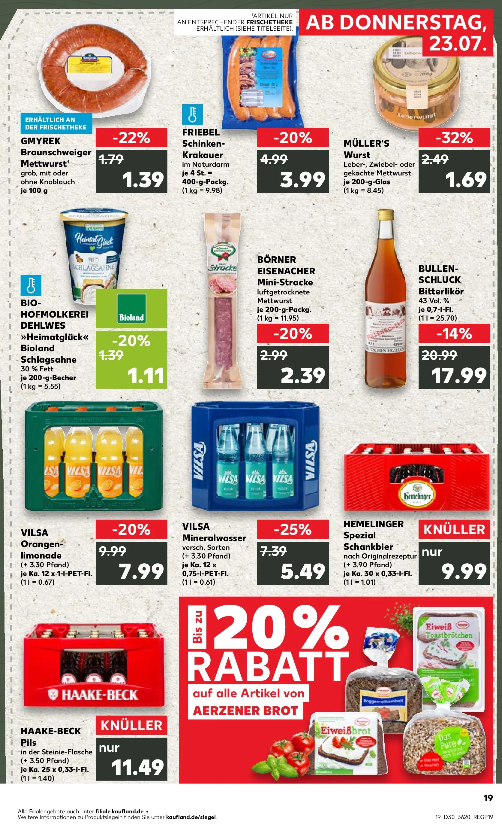 Prospekt Kaufland ab 20.07.2026 ยป Angebote und Werbung Online | Seite: 28 | Produkte: Schlagsahne, Orangen, Knoblauch, Brot Prospekt Kaufland ab 20.07.2026 ยป Angebote Online zum Blรคttern | Seite: 28 | Produkte: Schlagsahne, Orangen, Knoblauch, Brot
