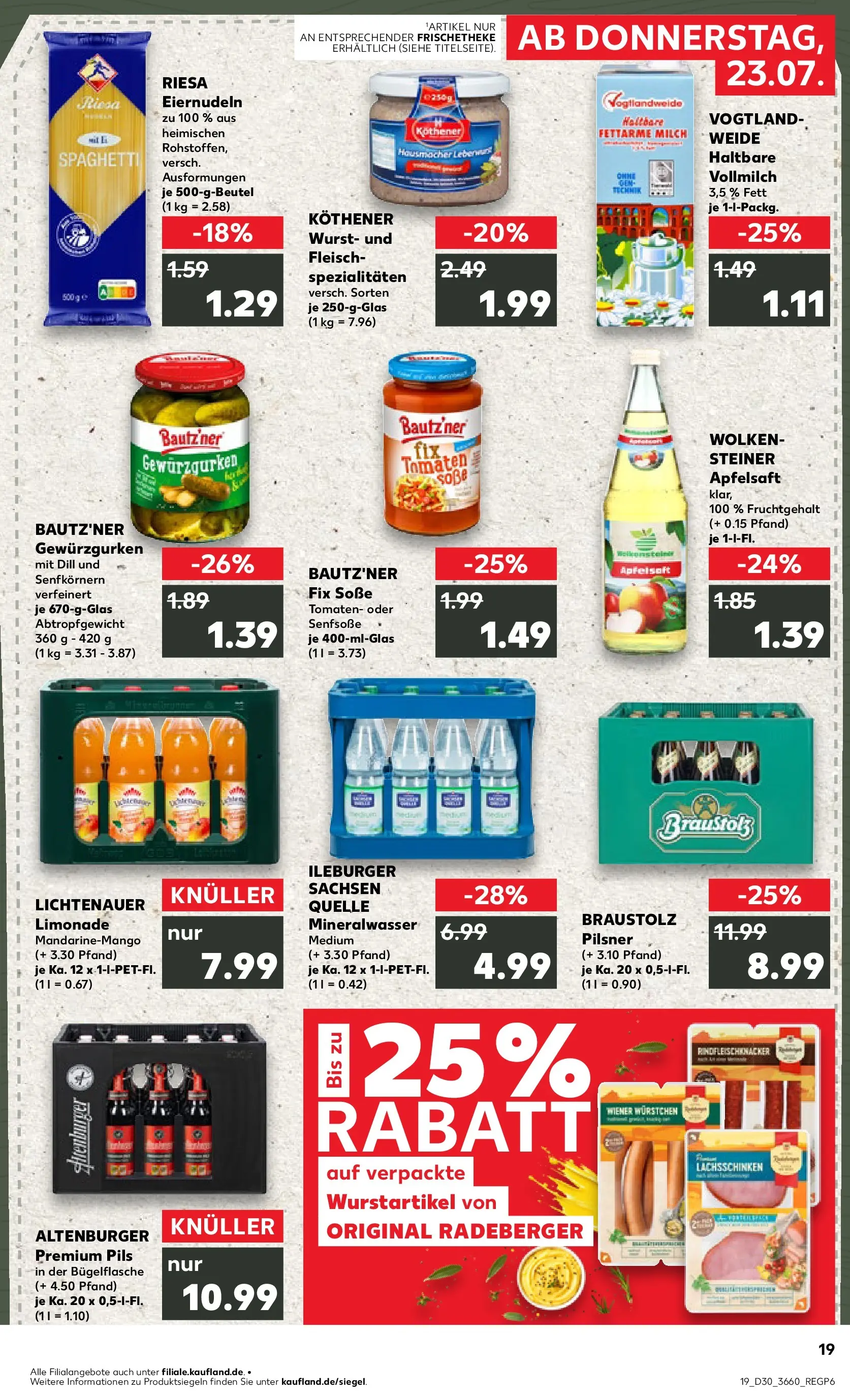 Prospekt Kaufland ab 20.07.2026 ยป Angebote und Werbung Online | Seite: 28 | Produkte: Milch, Tomaten, Wurst, Fleisch Prospekt Kaufland ab 20.07.2026 ยป Angebote Online zum Blรคttern | Seite: 28 | Produkte: Milch, Tomaten, Wurst, Fleisch