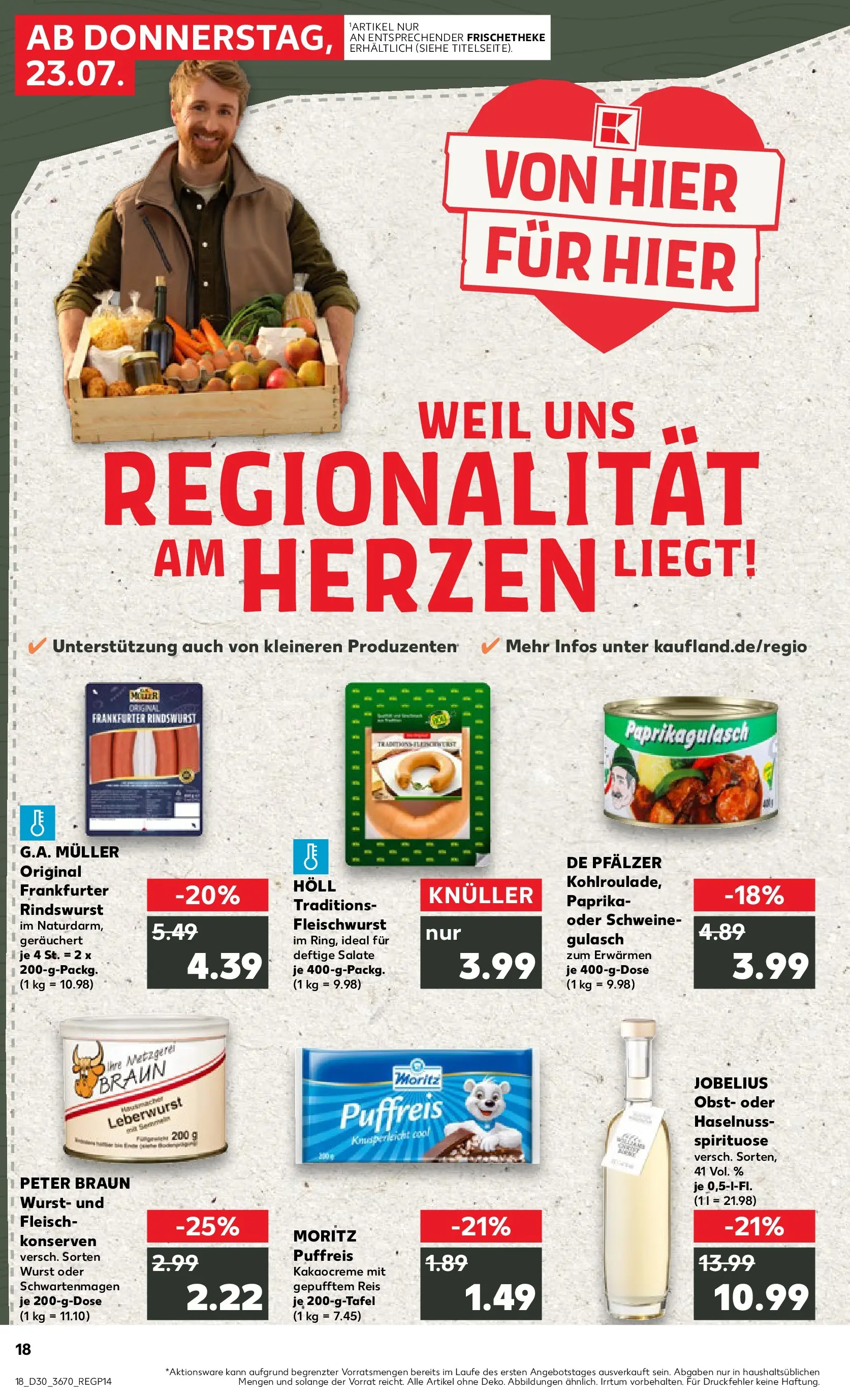 Prospekt Kaufland ab 20.07.2026 ยป Angebote und Werbung Online | Seite: 27 | Produkte: Obst, Wurst, Reis, Fleisch Prospekt Kaufland ab 20.07.2026 ยป Angebote Online zum Blรคttern | Seite: 27 | Produkte: Obst, Wurst, Reis, Fleisch