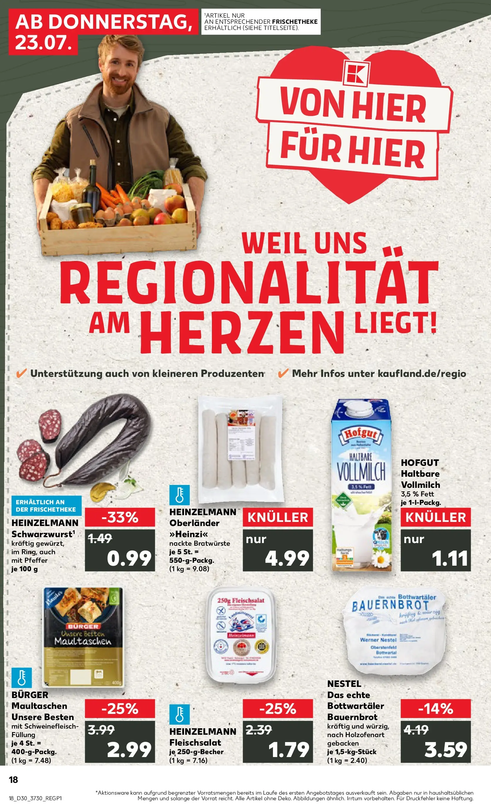 Prospekt Kaufland ab 20.07.2026 ยป Angebote und Werbung Online | Seite: 27 | Produkte: Burger, Pfeffer, Schweinefleisch, Maultaschen Prospekt Kaufland ab 20.07.2026 ยป Angebote Online zum Blรคttern | Seite: 27 | Produkte: Burger, Pfeffer, Schweinefleisch, Maultaschen