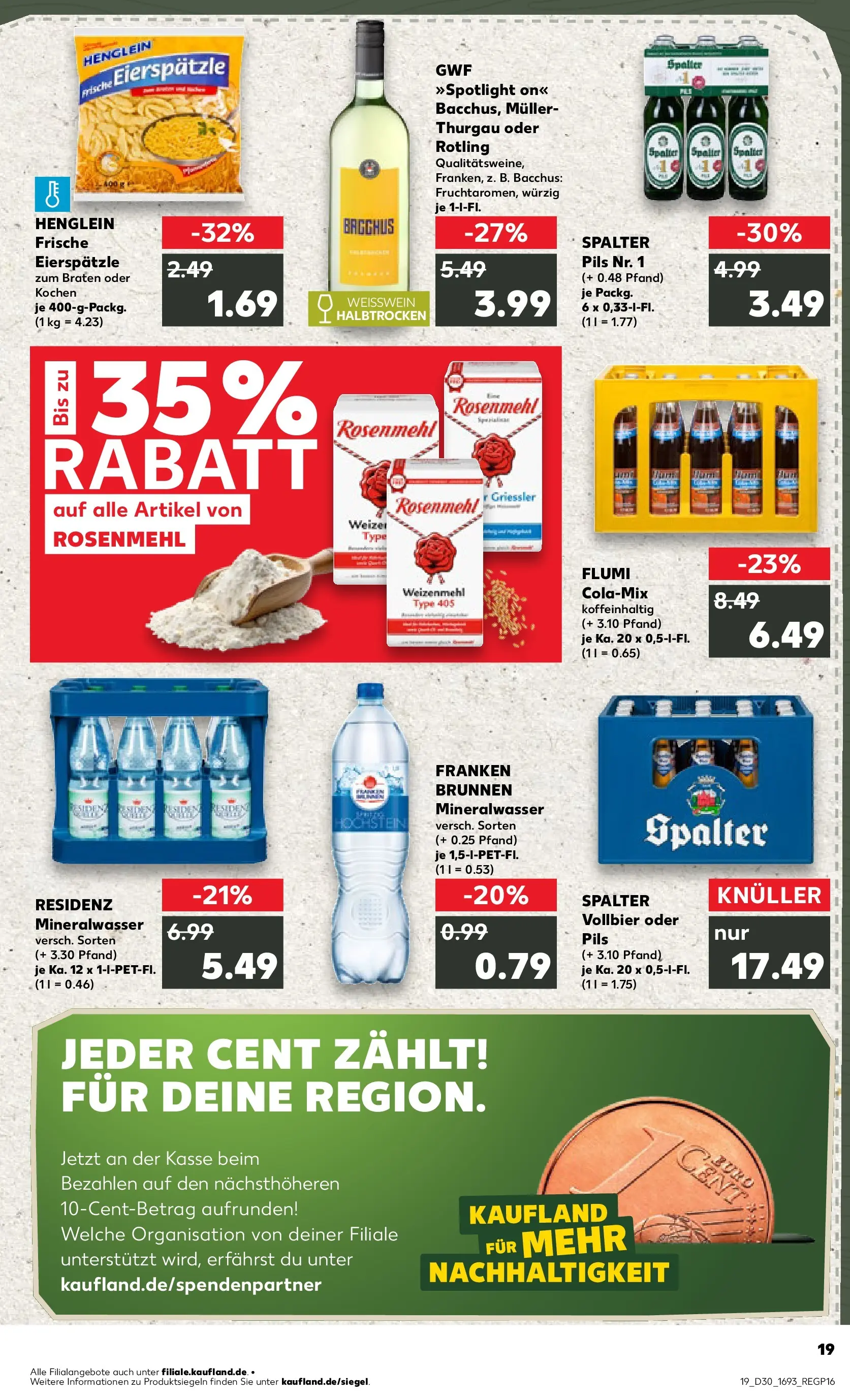 Prospekt Kaufland ab 20.07.2026 ยป Angebote und Werbung Online | Seite: 28 | Produkte: Weiรwein, Pils, Weizenmehl, Mineralwasser Prospekt Kaufland ab 20.07.2026 ยป Angebote Online zum Blรคttern | Seite: 28 | Produkte: Weiรwein, Pils, Weizenmehl, Mineralwasser