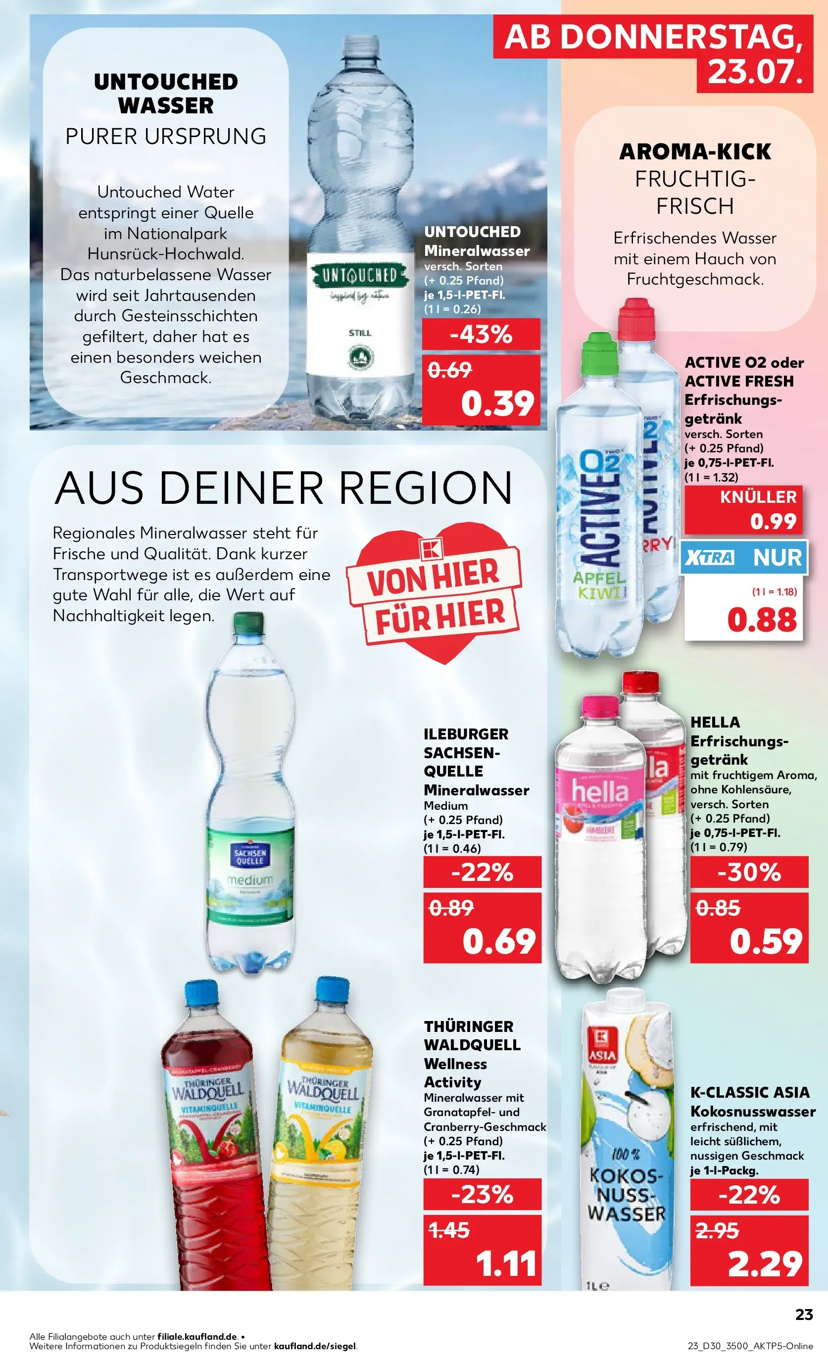 Prospekt Kaufland ab 20.07.2026 ยป Angebote und Werbung Online | Seite: 32 | Produkte: Granatapfel, รpfel, Wasser, Hella Prospekt Kaufland ab 20.07.2026 ยป Angebote Online zum Blรคttern | Seite: 32 | Produkte: Granatapfel, รpfel, Wasser, Hella