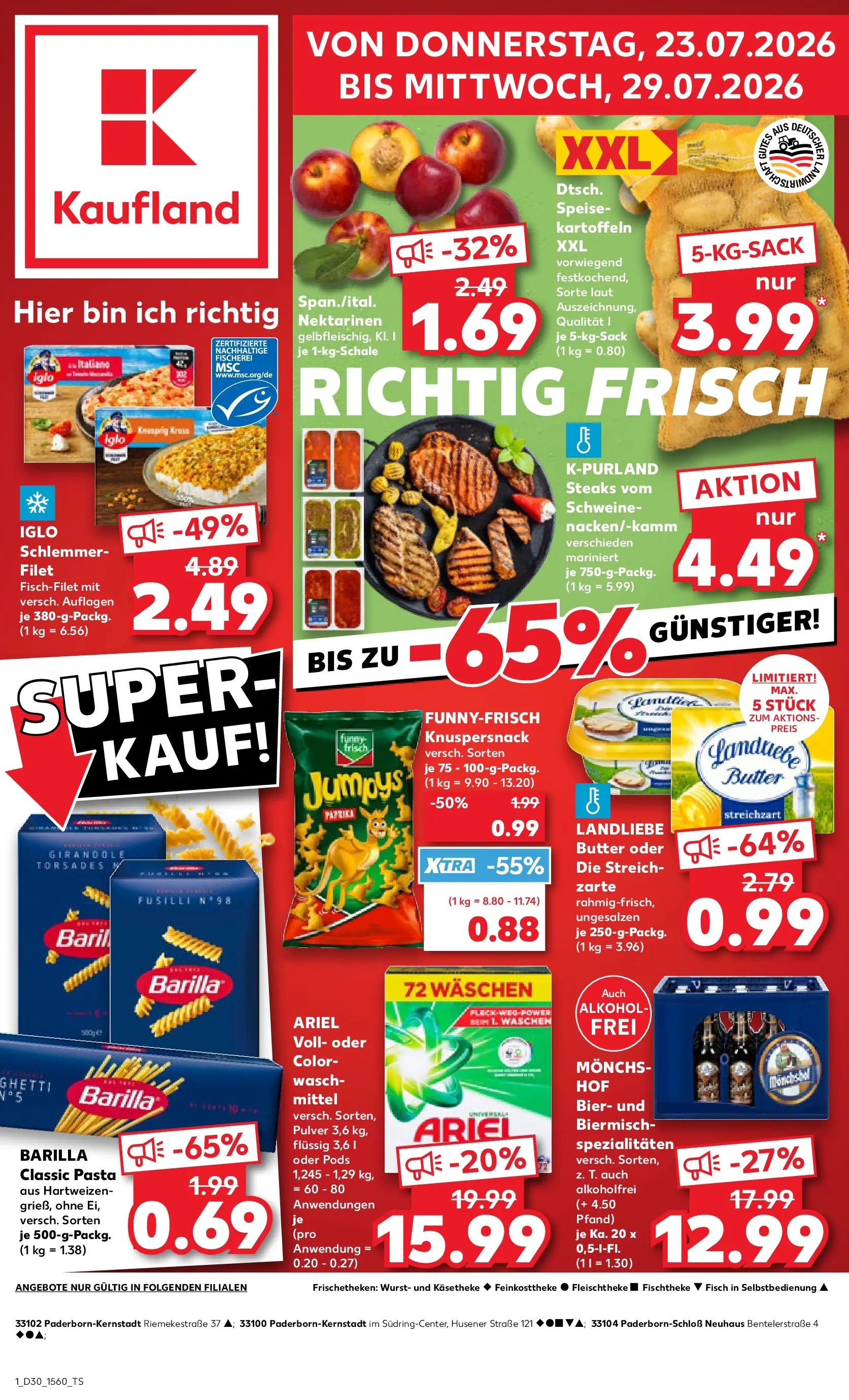 Prospekt Kaufland ab 20.07.2026 ยป Angebote und Werbung Online | Seite: 10 | Produkte: Bier, Iglo, Fisch, Kartoffeln Prospekt Kaufland ab 20.07.2026 ยป Angebote Online zum Blรคttern | Seite: 10 | Produkte: Bier, Iglo, Fisch, Kartoffeln