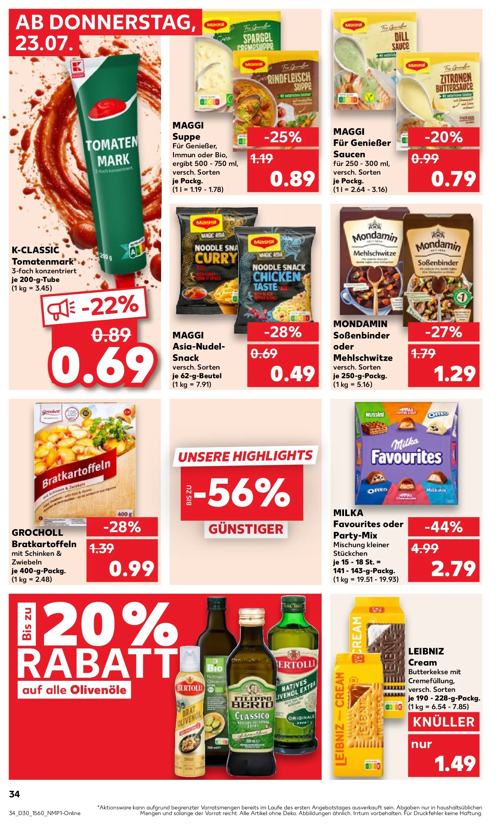 Prospekt Kaufland ab 20.07.2026 ยป Angebote und Werbung Online | Seite: 43 | Produkte: Tomaten, Butterkekse, Zwiebeln, Zitronen Prospekt Kaufland ab 20.07.2026 ยป Angebote Online zum Blรคttern | Seite: 43 | Produkte: Tomaten, Butterkekse, Zwiebeln, Zitronen