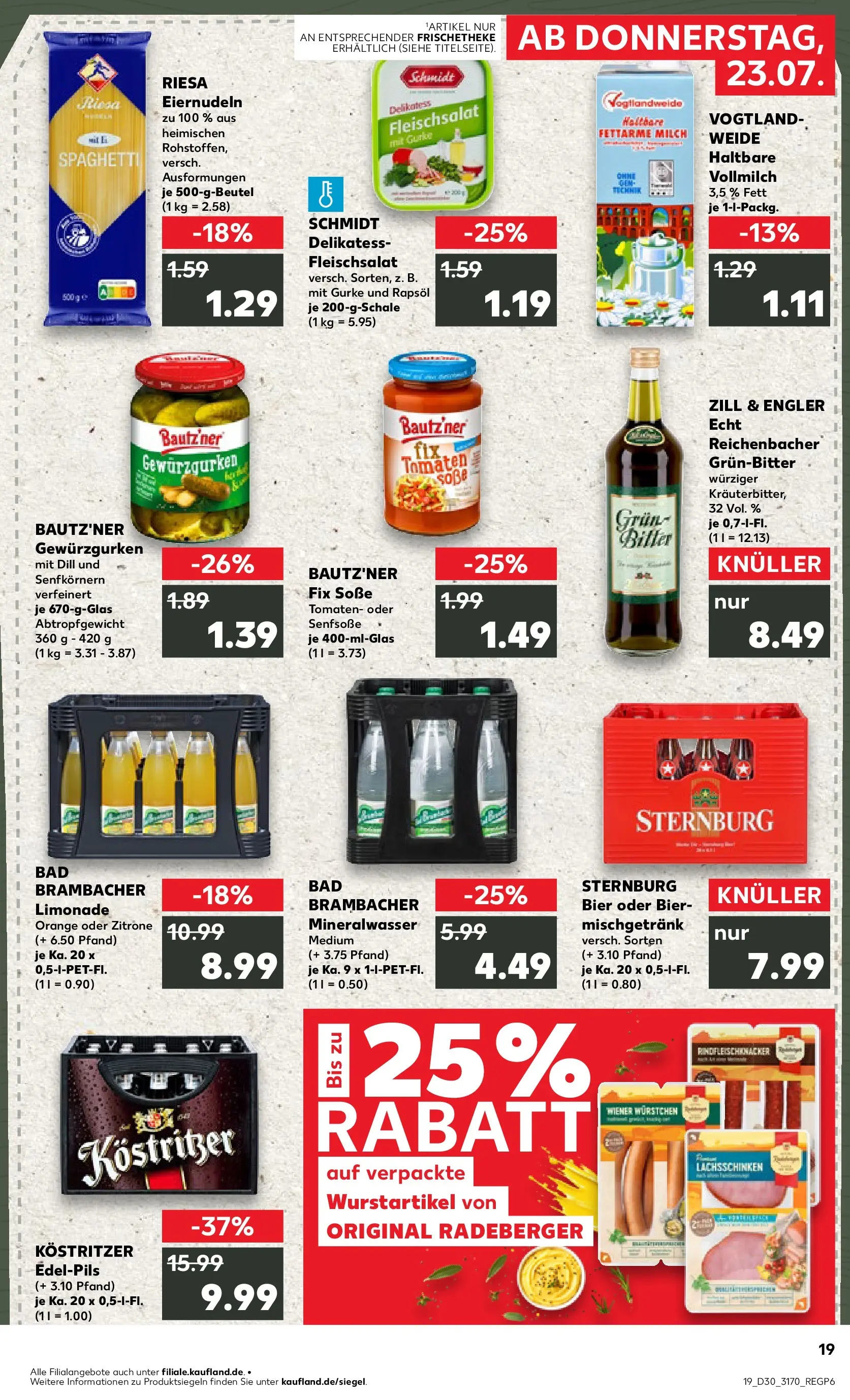 Prospekt Kaufland ab 20.07.2026 ยป Angebote und Werbung Online | Seite: 28 | Produkte: Bier, Limonade, Tomaten, Soรe Prospekt Kaufland ab 20.07.2026 ยป Angebote Online zum Blรคttern | Seite: 28 | Produkte: Bier, Limonade, Tomaten, Soรe