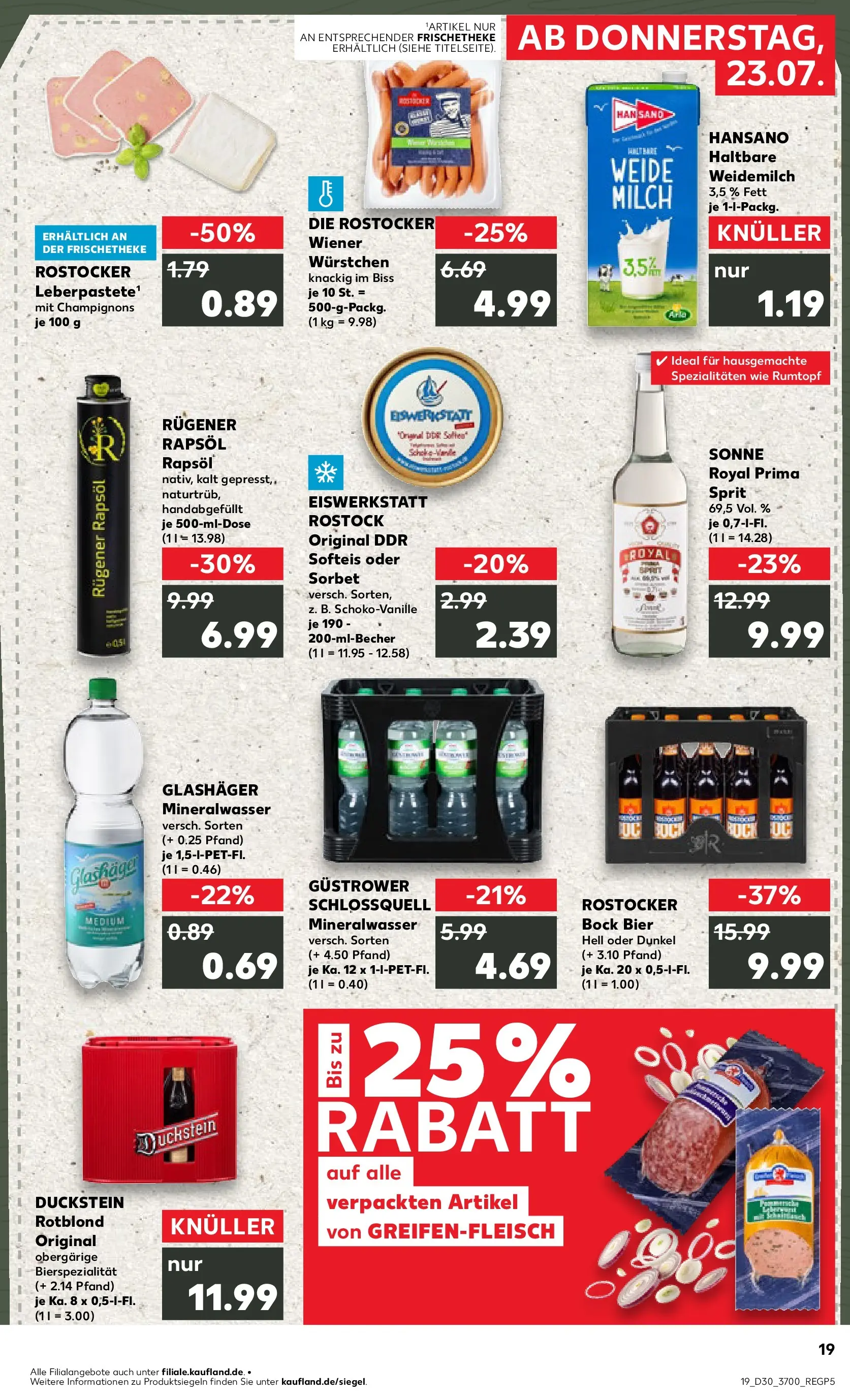 Prospekt Kaufland ab 20.07.2026 ยป Angebote und Werbung Online | Seite: 28 | Produkte: Milch, Bier, Rapsรถl, Mineralwasser Prospekt Kaufland ab 20.07.2026 ยป Angebote Online zum Blรคttern | Seite: 28 | Produkte: Milch, Bier, Rapsรถl, Mineralwasser