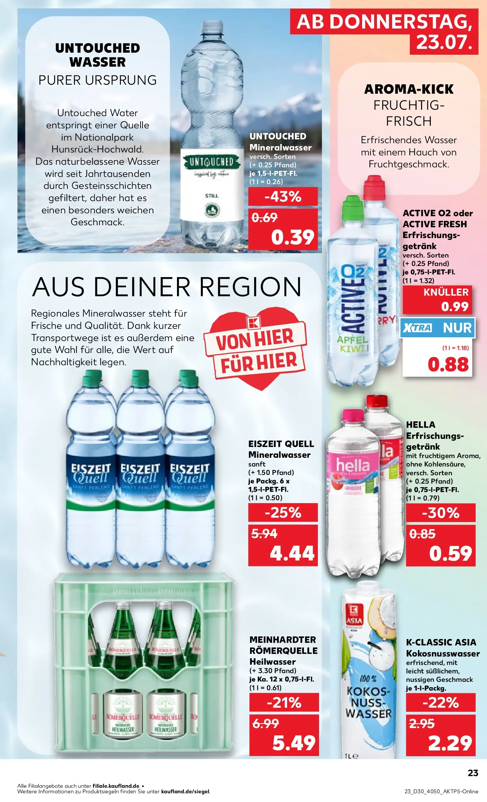 Prospekt Kaufland ab 20.07.2026 ยป Angebote und Werbung Online | Seite: 32 | Produkte: รpfel, Mineralwasser, Wasser, Hella Prospekt Kaufland ab 20.07.2026 ยป Angebote Online zum Blรคttern | Seite: 32 | Produkte: รpfel, Mineralwasser, Wasser, Hella