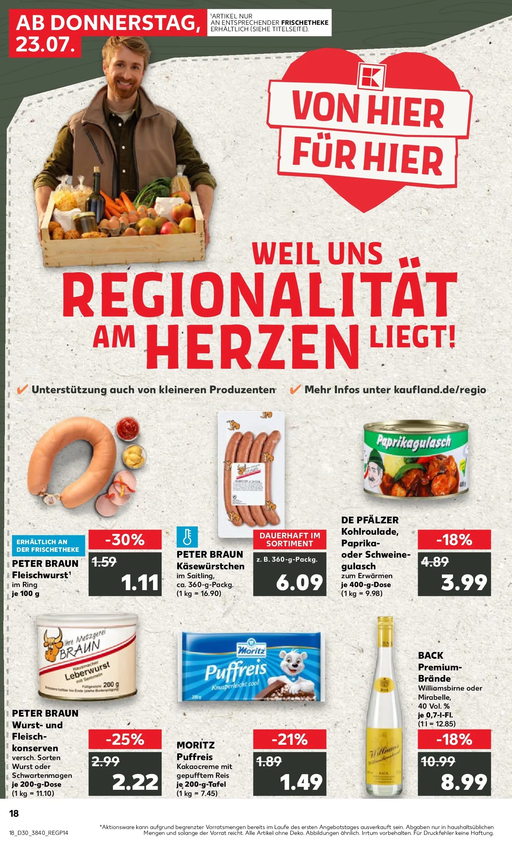 Prospekt Kaufland ab 20.07.2026 ยป Angebote und Werbung Online | Seite: 27 | Produkte: Paprika, Wurst, Reis, Fleisch Prospekt Kaufland ab 20.07.2026 ยป Angebote Online zum Blรคttern | Seite: 27 | Produkte: Paprika, Wurst, Reis, Fleisch