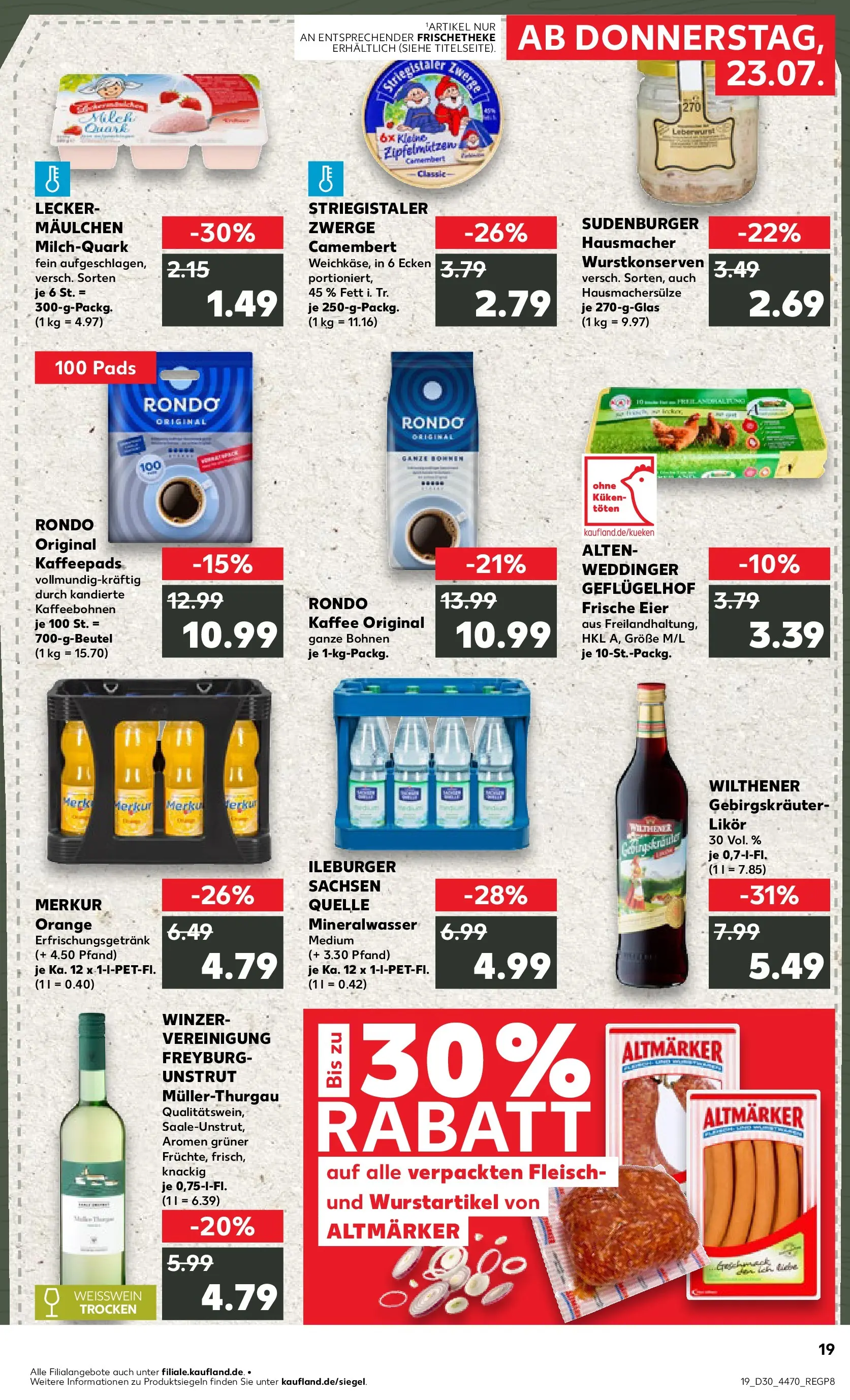 Prospekt Kaufland ab 20.07.2026 ยป Angebote und Werbung Online | Seite: 28 | Produkte: Wilthener, Eier, Kaffee, Fleisch Prospekt Kaufland ab 20.07.2026 ยป Angebote Online zum Blรคttern | Seite: 28 | Produkte: Wilthener, Eier, Kaffee, Fleisch