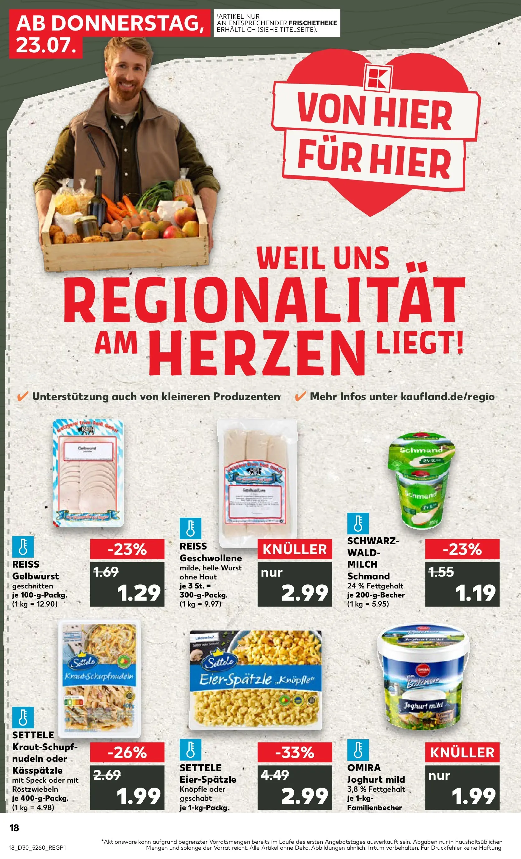 Prospekt Kaufland ab 20.07.2026 ยป Angebote und Werbung Online | Seite: 27 | Produkte: Milch, Joghurt, Wurst, Nudeln Prospekt Kaufland ab 20.07.2026 ยป Angebote Online zum Blรคttern | Seite: 27 | Produkte: Milch, Joghurt, Wurst, Nudeln