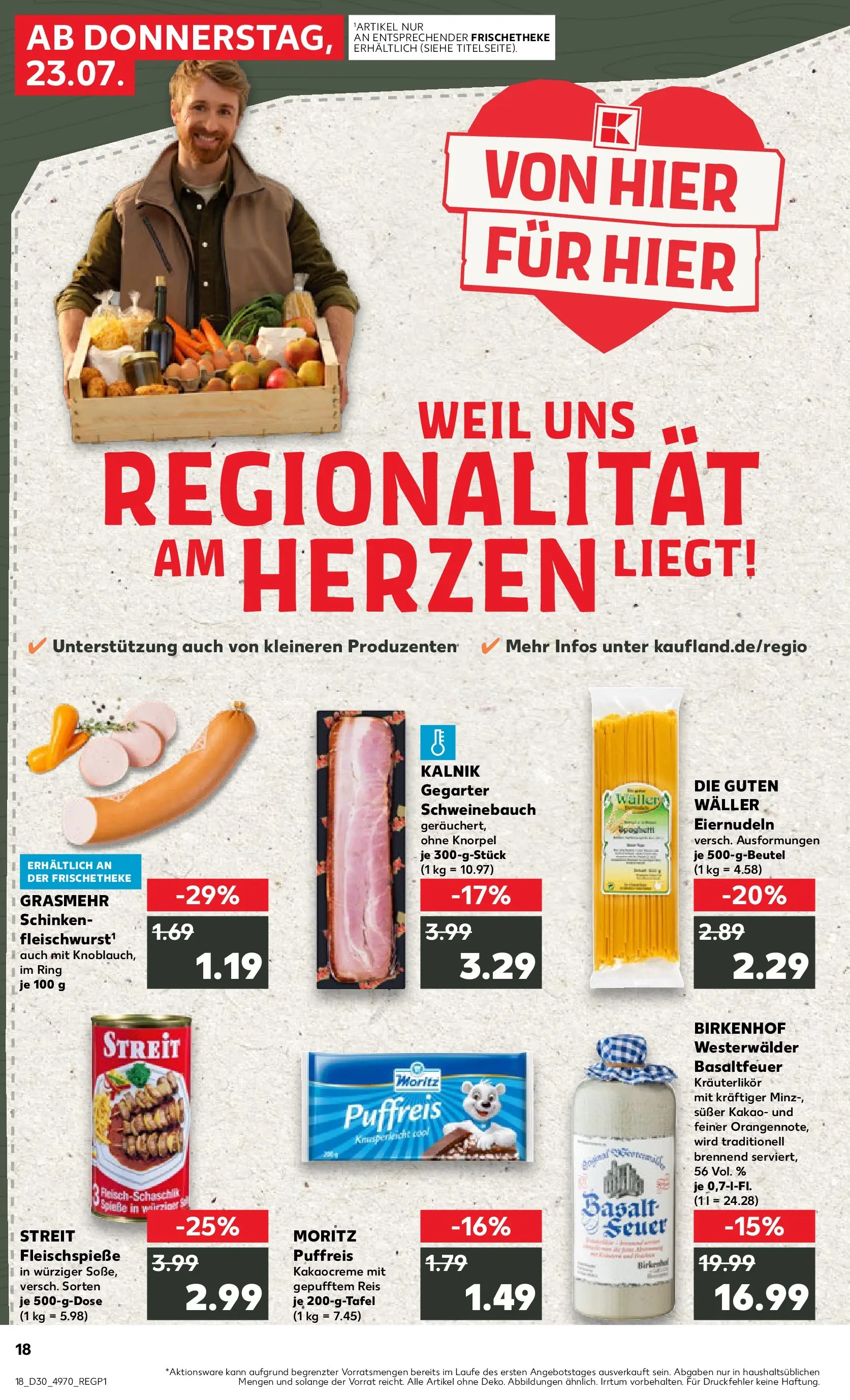 Prospekt Kaufland ab 20.07.2026 ยป Angebote und Werbung Online | Seite: 27 | Produkte: Schweinebauch, Schinken, Reis Prospekt Kaufland ab 20.07.2026 ยป Angebote Online zum Blรคttern | Seite: 27 | Produkte: Schweinebauch, Schinken, Reis