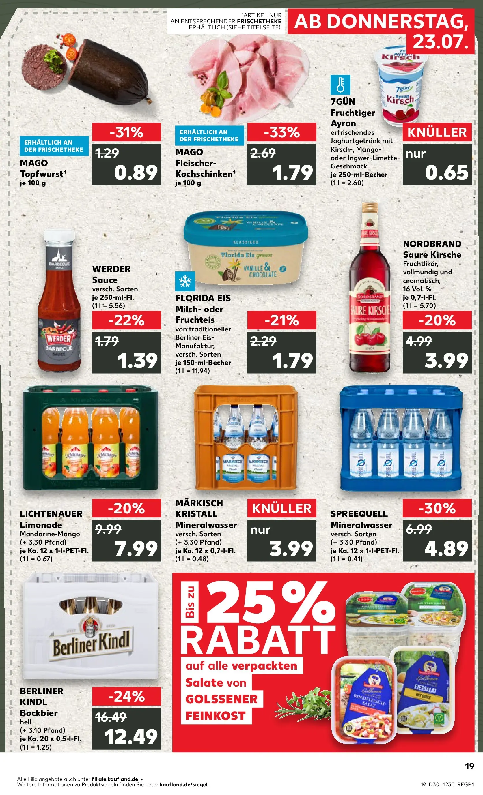 Prospekt Kaufland ab 20.07.2026 ยป Angebote und Werbung Online | Seite: 28 | Produkte: Berliner, Milch, Limonade, Mineralwasser Prospekt Kaufland ab 20.07.2026 ยป Angebote Online zum Blรคttern | Seite: 28 | Produkte: Berliner, Milch, Limonade, Mineralwasser