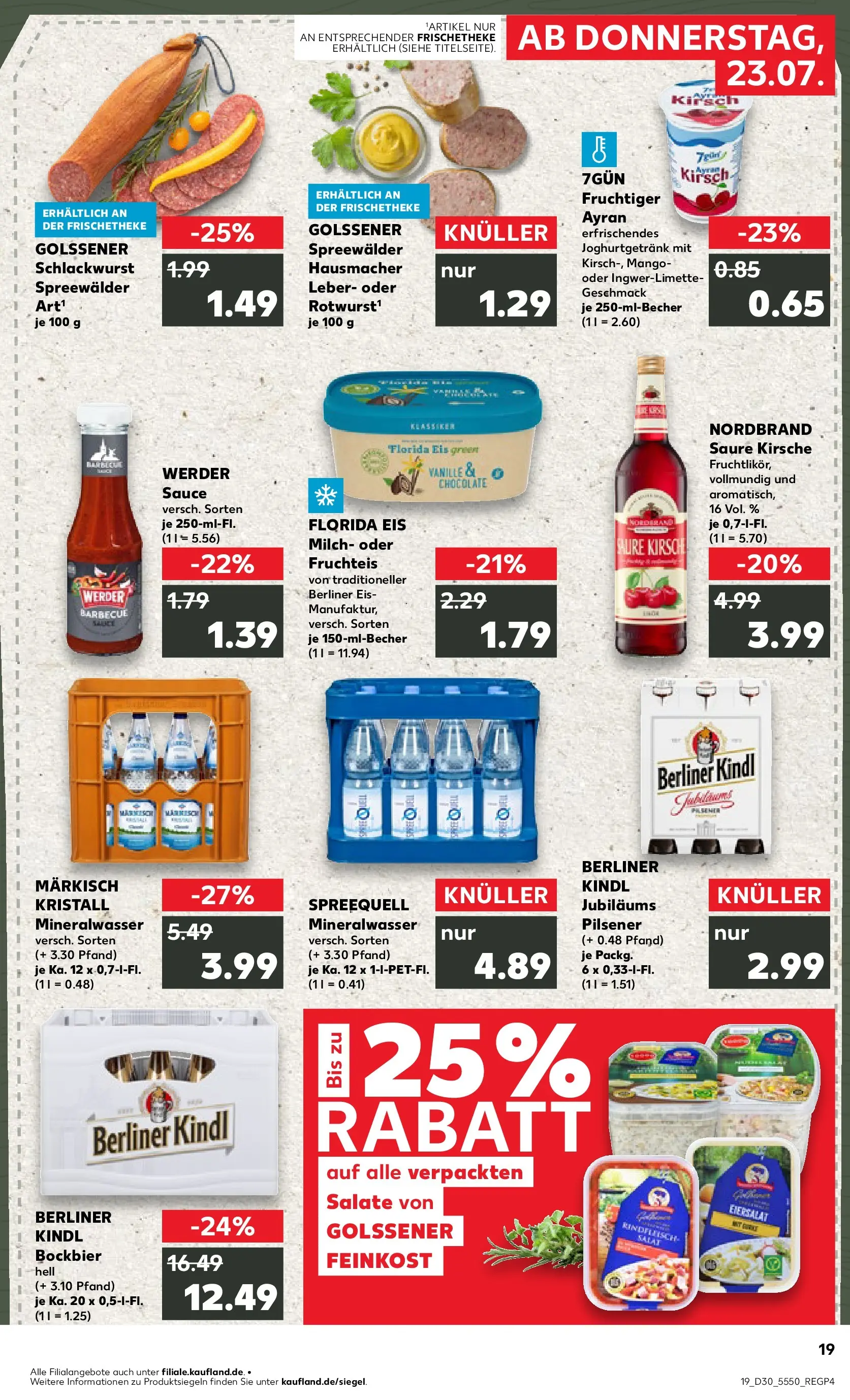 Prospekt Kaufland ab 20.07.2026 ยป Angebote und Werbung Online | Seite: 28 | Produkte: Berliner, Milch, Mineralwasser, Mango Prospekt Kaufland ab 20.07.2026 ยป Angebote Online zum Blรคttern | Seite: 28 | Produkte: Berliner, Milch, Mineralwasser, Mango
