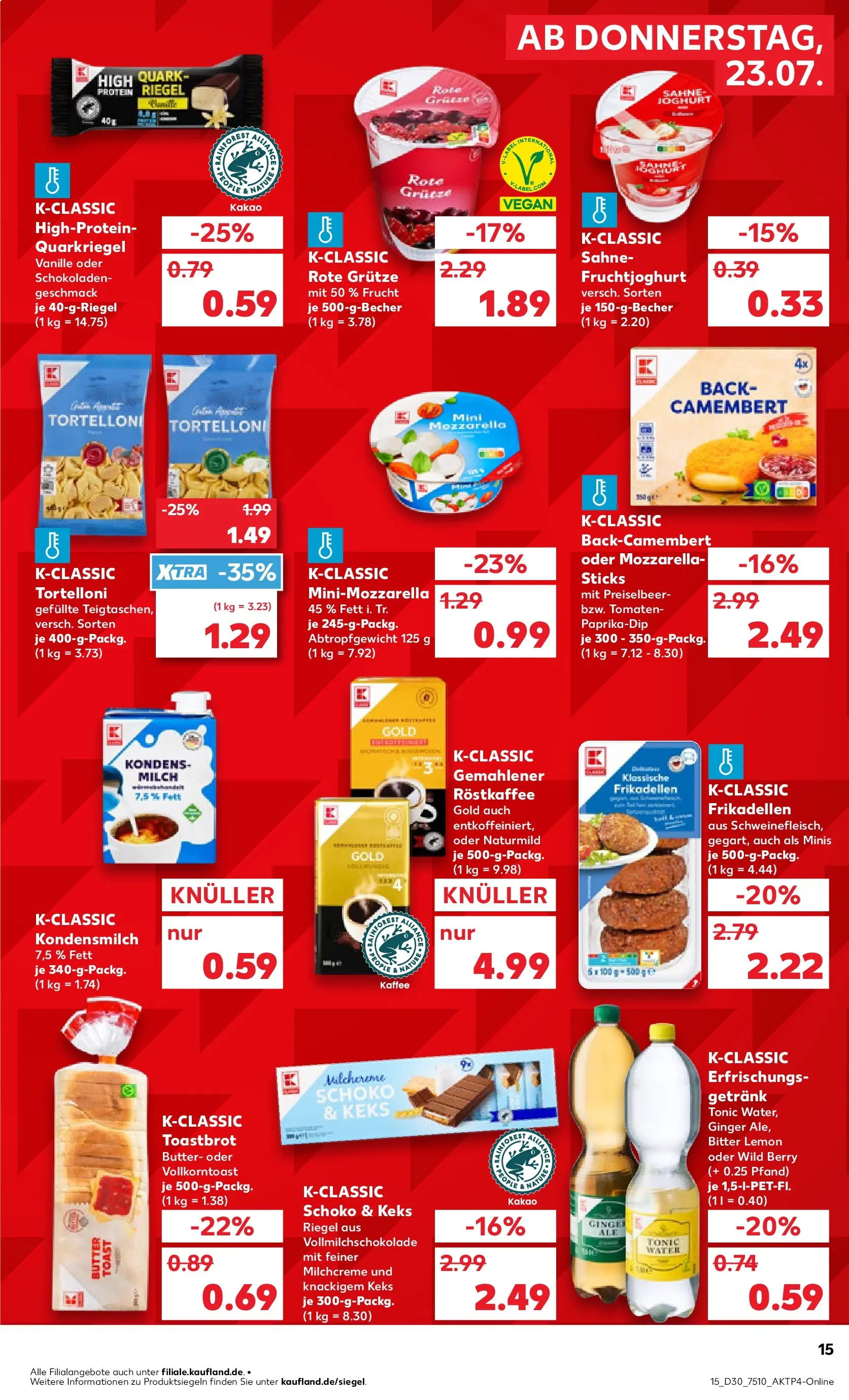 Prospekt Kaufland ab 20.07.2026 ยป Angebote und Werbung Online | Seite: 24 | Produkte: Butter, Joghurt, Fruchtjoghurt, Sahne Prospekt Kaufland ab 20.07.2026 ยป Angebote Online zum Blรคttern | Seite: 24 | Produkte: Butter, Joghurt, Fruchtjoghurt, Sahne