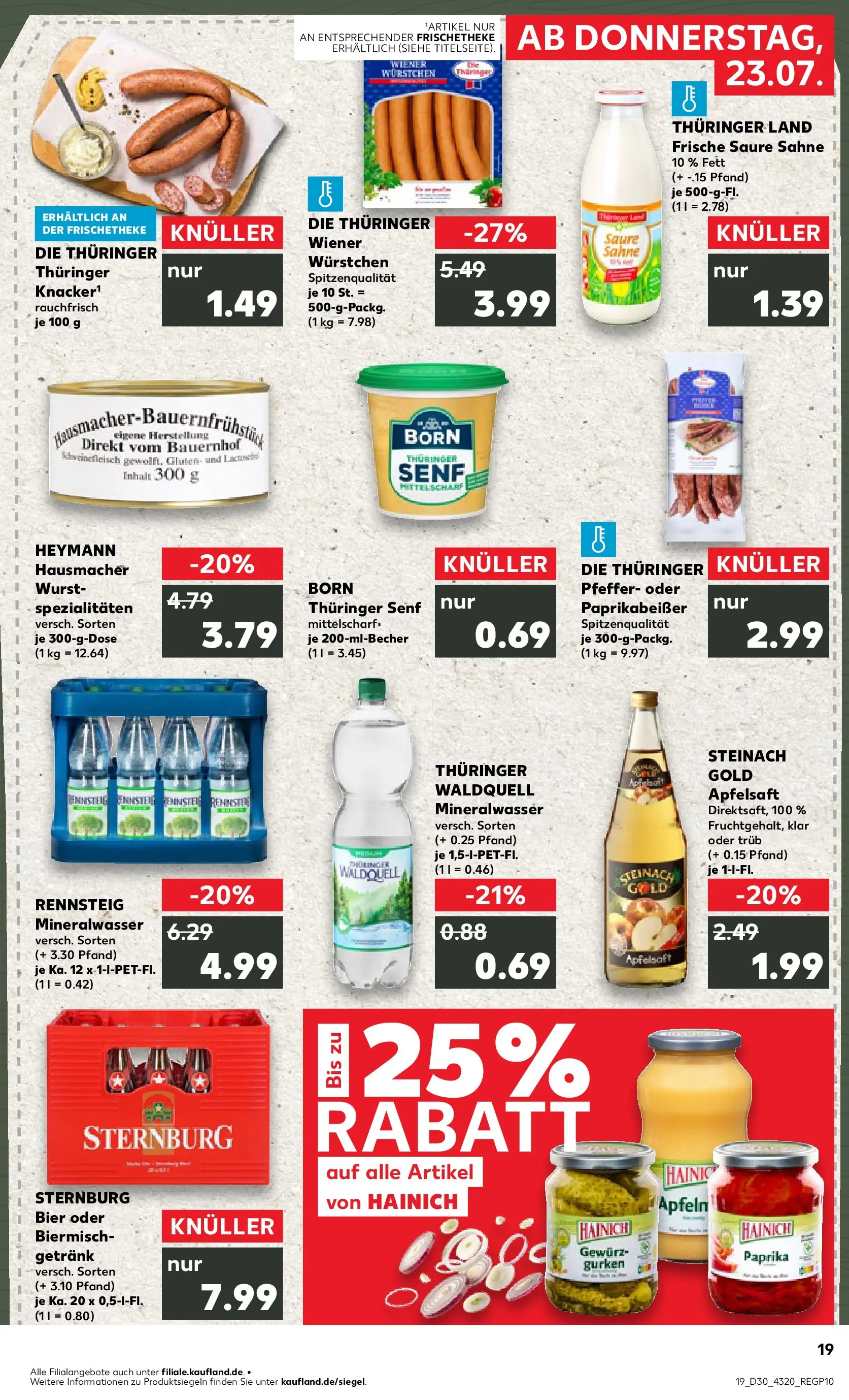 Prospekt Kaufland ab 20.07.2026 ยป Angebote und Werbung Online | Seite: 28 | Produkte: Mineralwasser, Pfeffer, Wurst, Sahne Prospekt Kaufland ab 20.07.2026 ยป Angebote Online zum Blรคttern | Seite: 28 | Produkte: Mineralwasser, Pfeffer, Wurst, Sahne