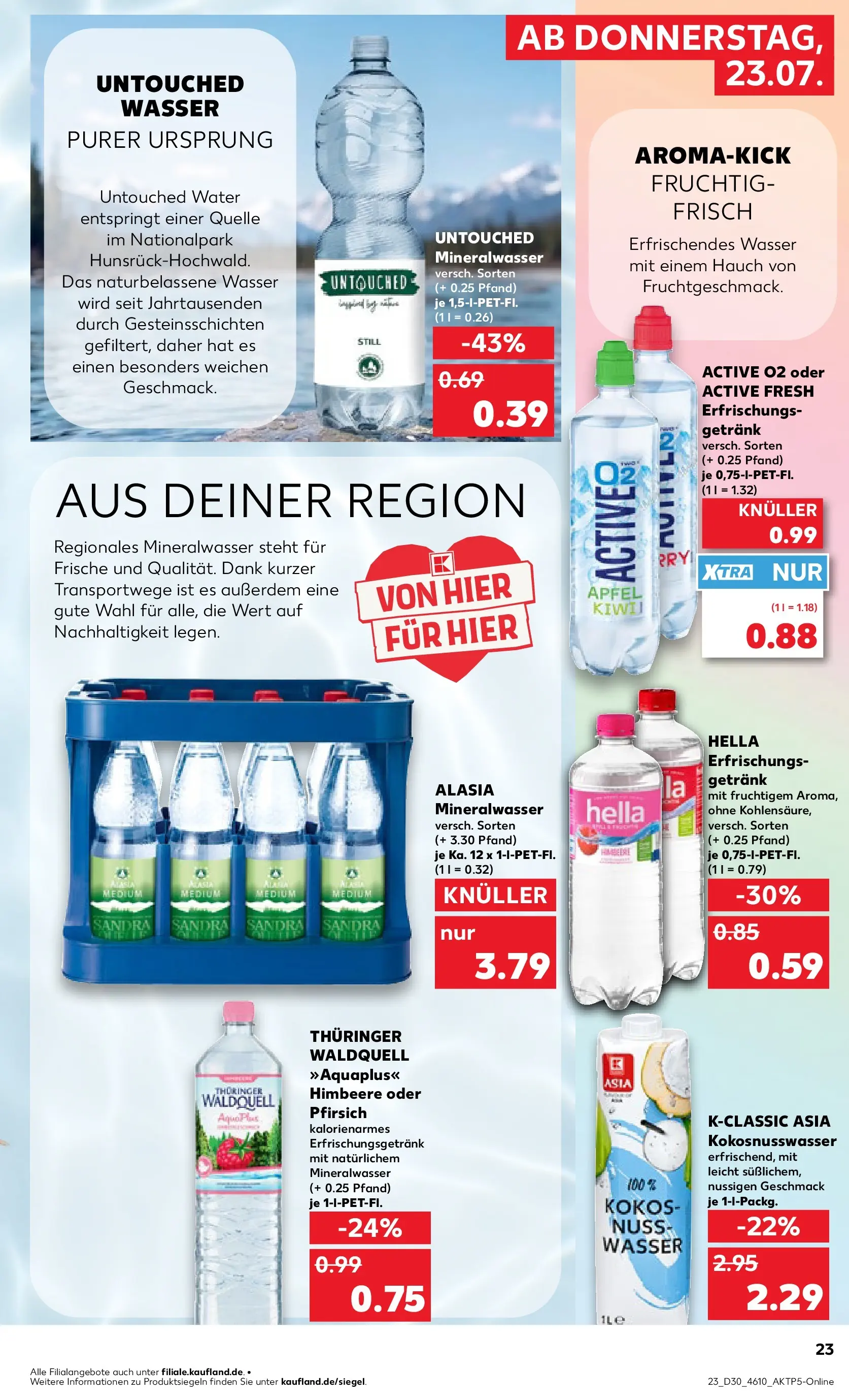 Prospekt Kaufland ab 20.07.2026 ยป Angebote und Werbung Online | Seite: 32 | Produkte: รpfel, Mineralwasser, Hella, Himbeere Prospekt Kaufland ab 20.07.2026 ยป Angebote Online zum Blรคttern | Seite: 32 | Produkte: รpfel, Mineralwasser, Hella, Himbeere