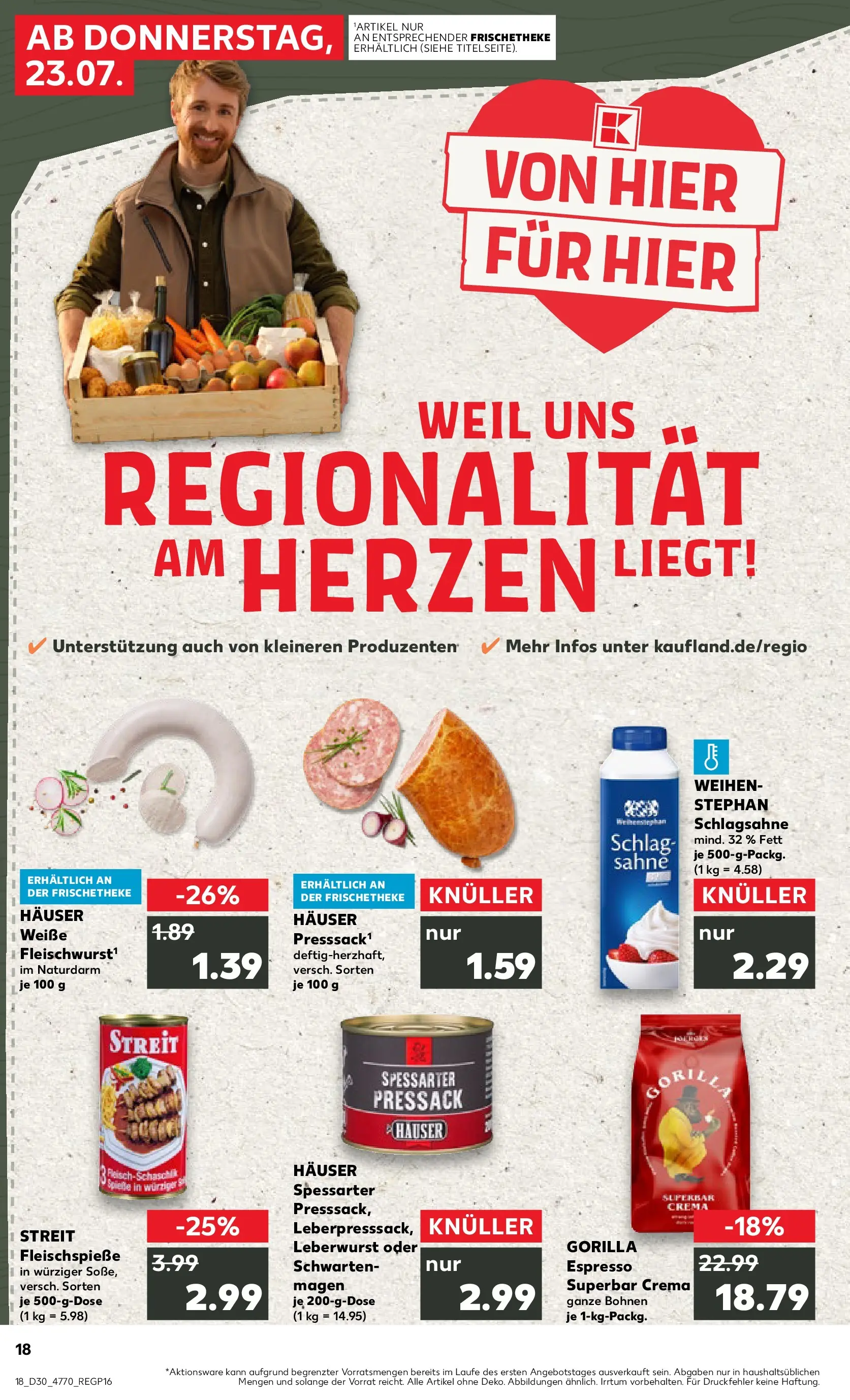Prospekt Kaufland ab 20.07.2026 ยป Angebote und Werbung Online | Seite: 27 | Produkte: Schlagsahne, Sahne Prospekt Kaufland ab 20.07.2026 ยป Angebote Online zum Blรคttern | Seite: 27 | Produkte: Schlagsahne, Sahne