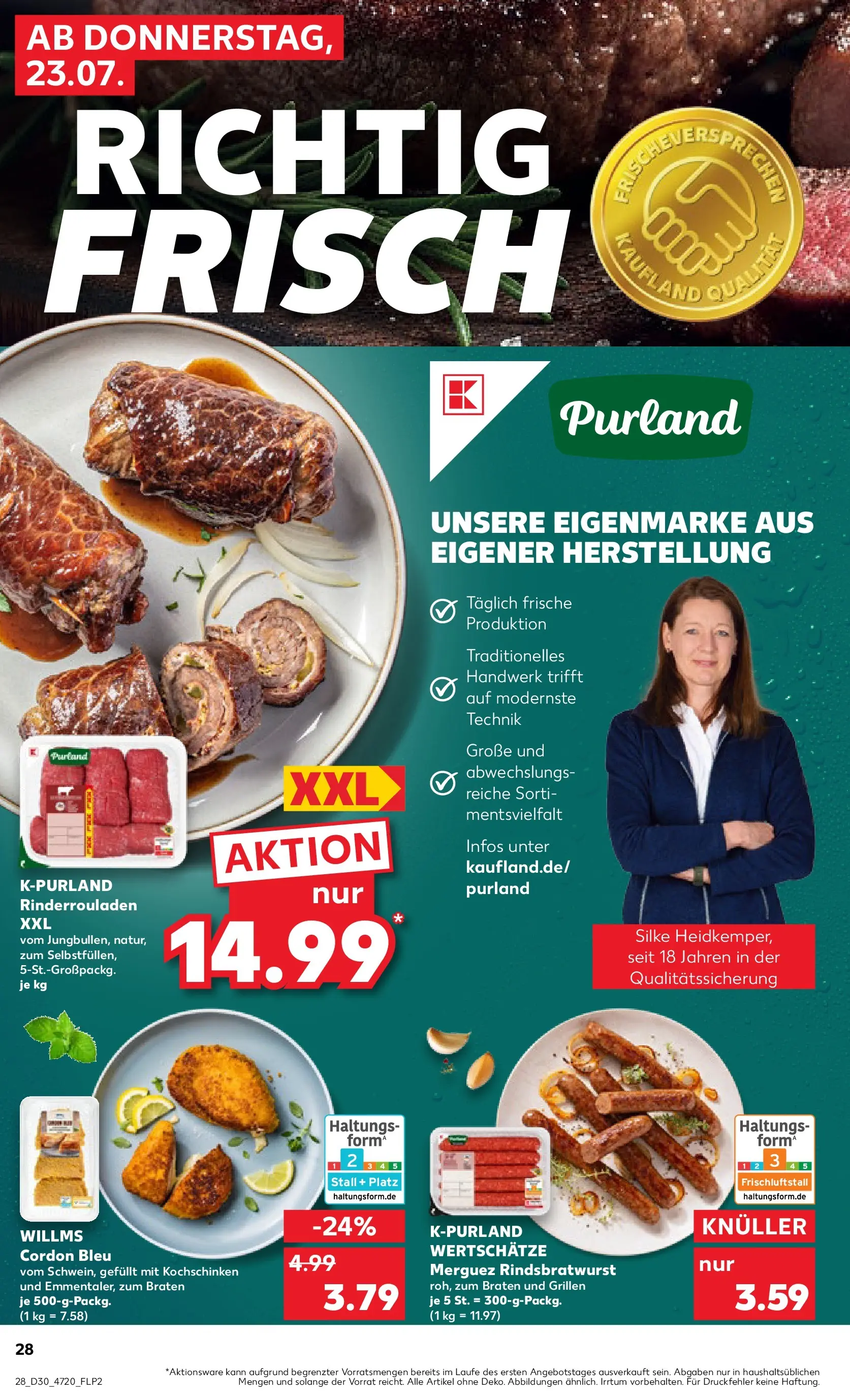 Prospekt Kaufland ab 20.07.2026 ยป Angebote und Werbung Online | Seite: 37 | Produkte: Rinderrouladen Prospekt Kaufland ab 20.07.2026 ยป Angebote Online zum Blรคttern | Seite: 37 | Produkte: Rinderrouladen