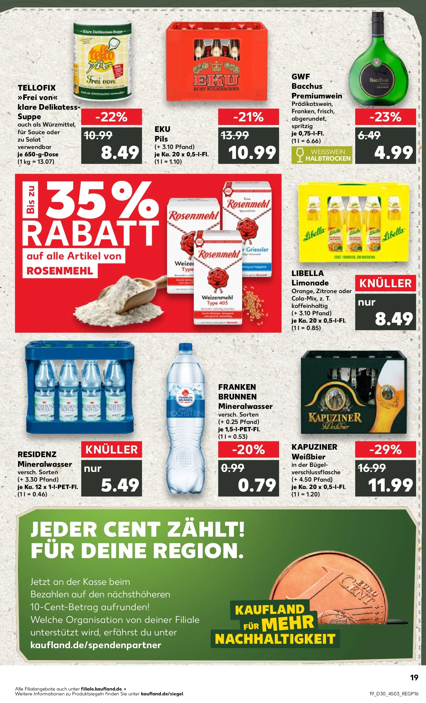 Prospekt Kaufland ab 20.07.2026 ยป Angebote und Werbung Online | Seite: 28 | Produkte: Weiรbier, Limonade, Mineralwasser, Salat Prospekt Kaufland ab 20.07.2026 ยป Angebote Online zum Blรคttern | Seite: 28 | Produkte: Weiรbier, Limonade, Mineralwasser, Salat