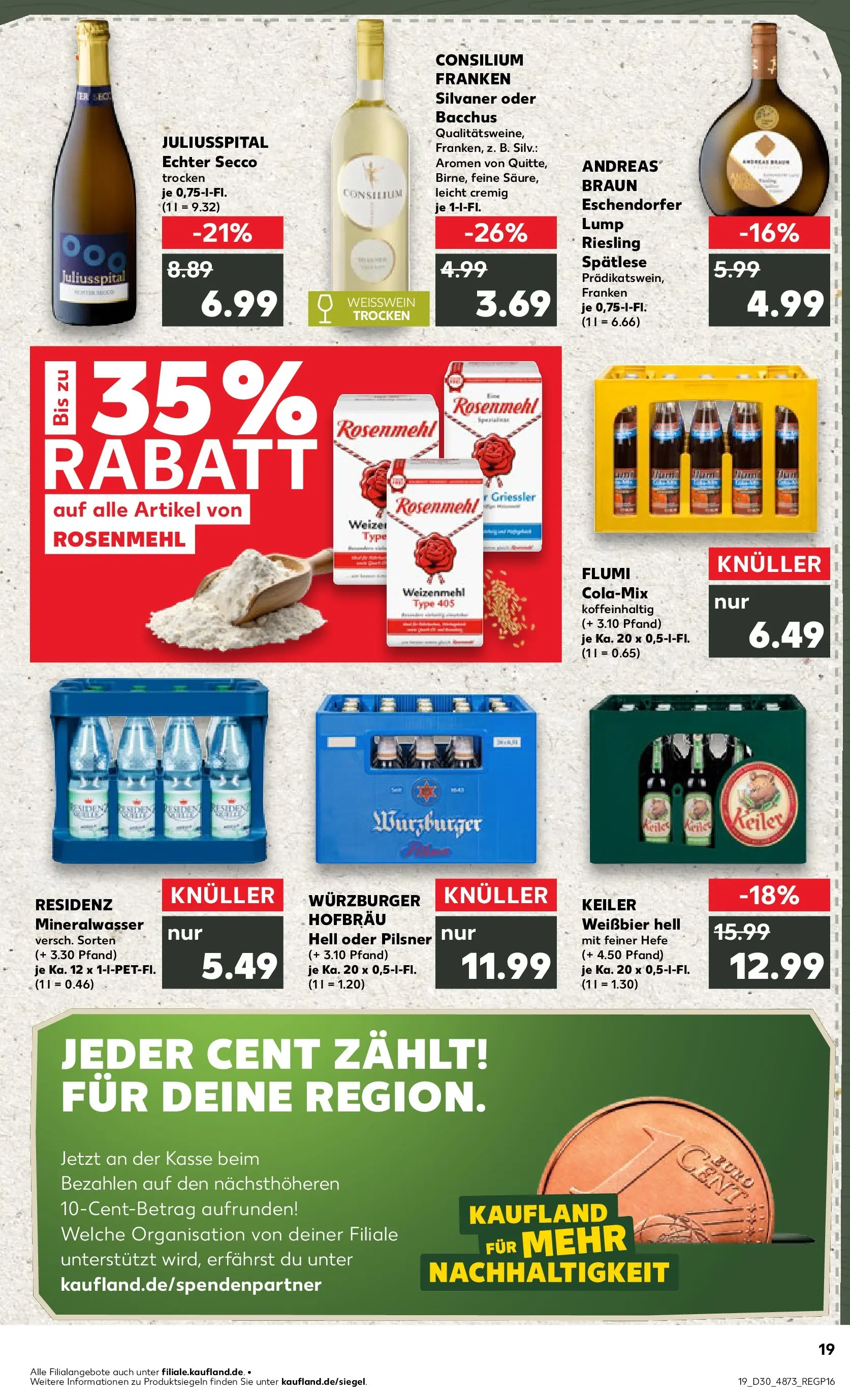 Prospekt Kaufland ab 20.07.2026 ยป Angebote und Werbung Online | Seite: 28 | Produkte: Weiรwein, Weiรbier, Weizenmehl, Mineralwasser Prospekt Kaufland ab 20.07.2026 ยป Angebote Online zum Blรคttern | Seite: 28 | Produkte: Weiรwein, Weiรbier, Weizenmehl, Mineralwasser
