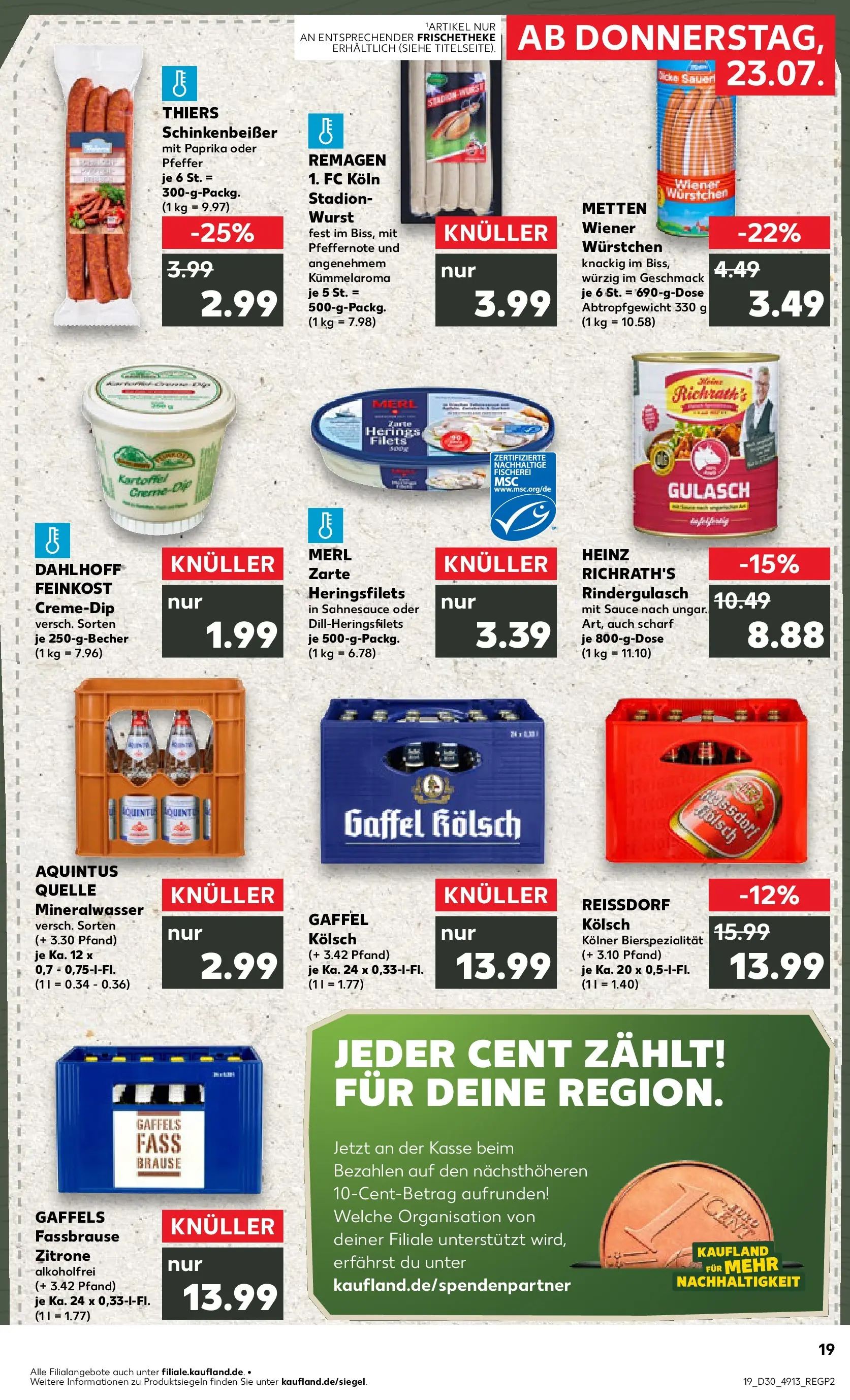 Prospekt Kaufland ab 20.07.2026 ยป Angebote und Werbung Online | Seite: 28 | Produkte: Rindergulasch, Mineralwasser, Paprika, Pfeffer Prospekt Kaufland ab 20.07.2026 ยป Angebote Online zum Blรคttern | Seite: 28 | Produkte: Rindergulasch, Mineralwasser, Paprika, Pfeffer