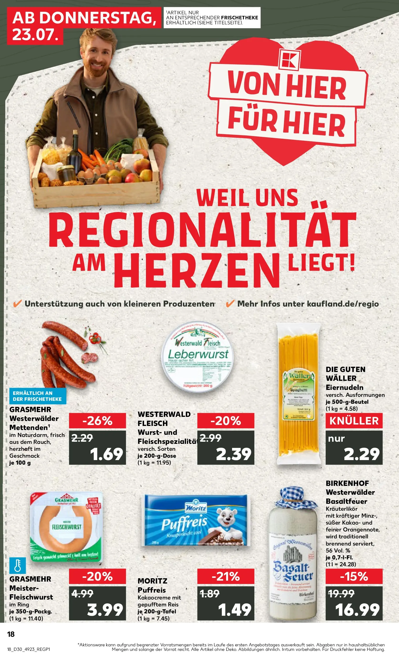 Prospekt Kaufland ab 20.07.2026 ยป Angebote und Werbung Online | Seite: 27 | Produkte: Wurst, Reis, Fleisch Prospekt Kaufland ab 20.07.2026 ยป Angebote Online zum Blรคttern | Seite: 27 | Produkte: Wurst, Reis, Fleisch