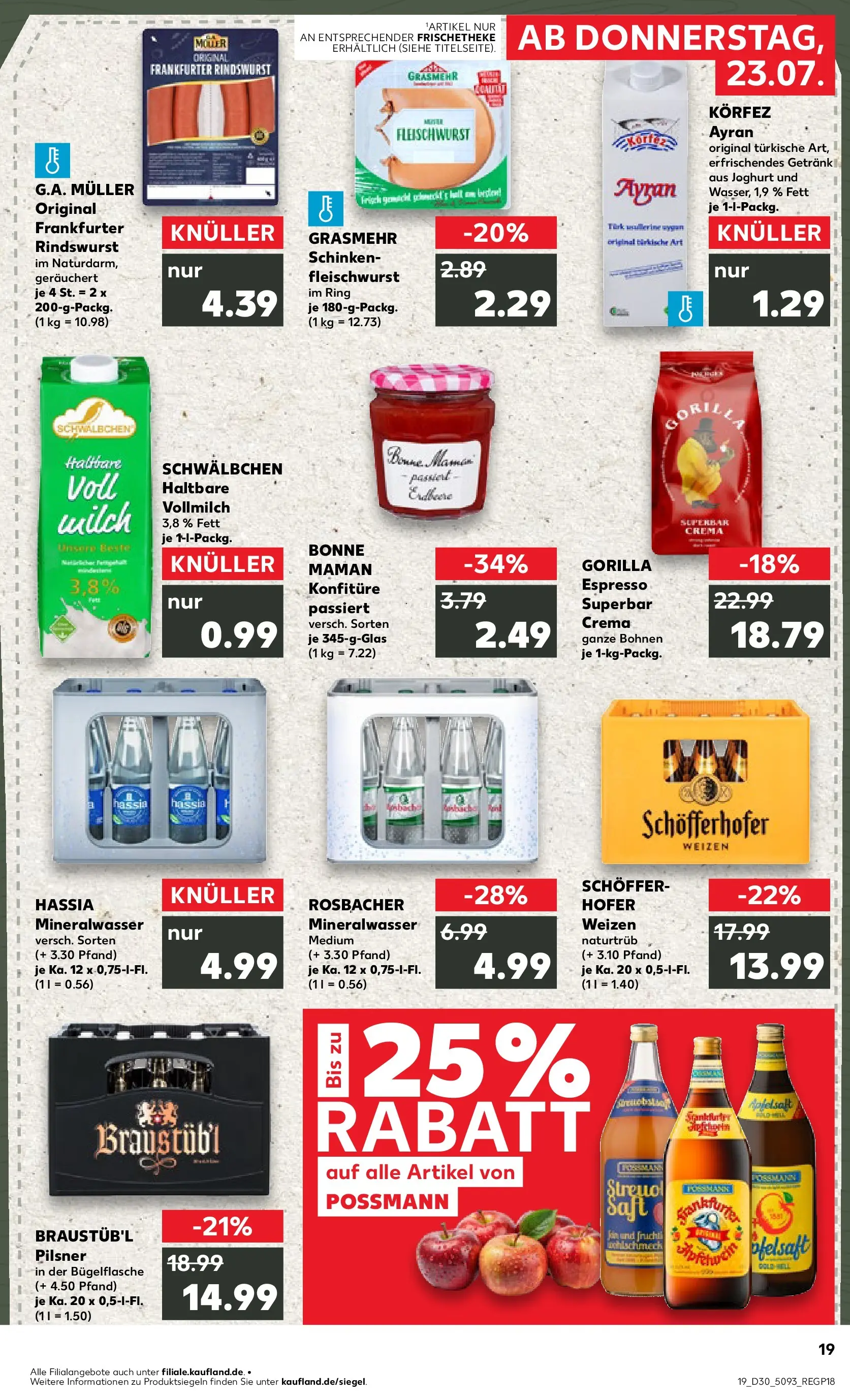 Prospekt Kaufland ab 20.07.2026 ยป Angebote und Werbung Online | Seite: 28 | Produkte: Milch, Joghurt, Saft, Bonne maman Prospekt Kaufland ab 20.07.2026 ยป Angebote Online zum Blรคttern | Seite: 28 | Produkte: Milch, Joghurt, Saft, Bonne maman