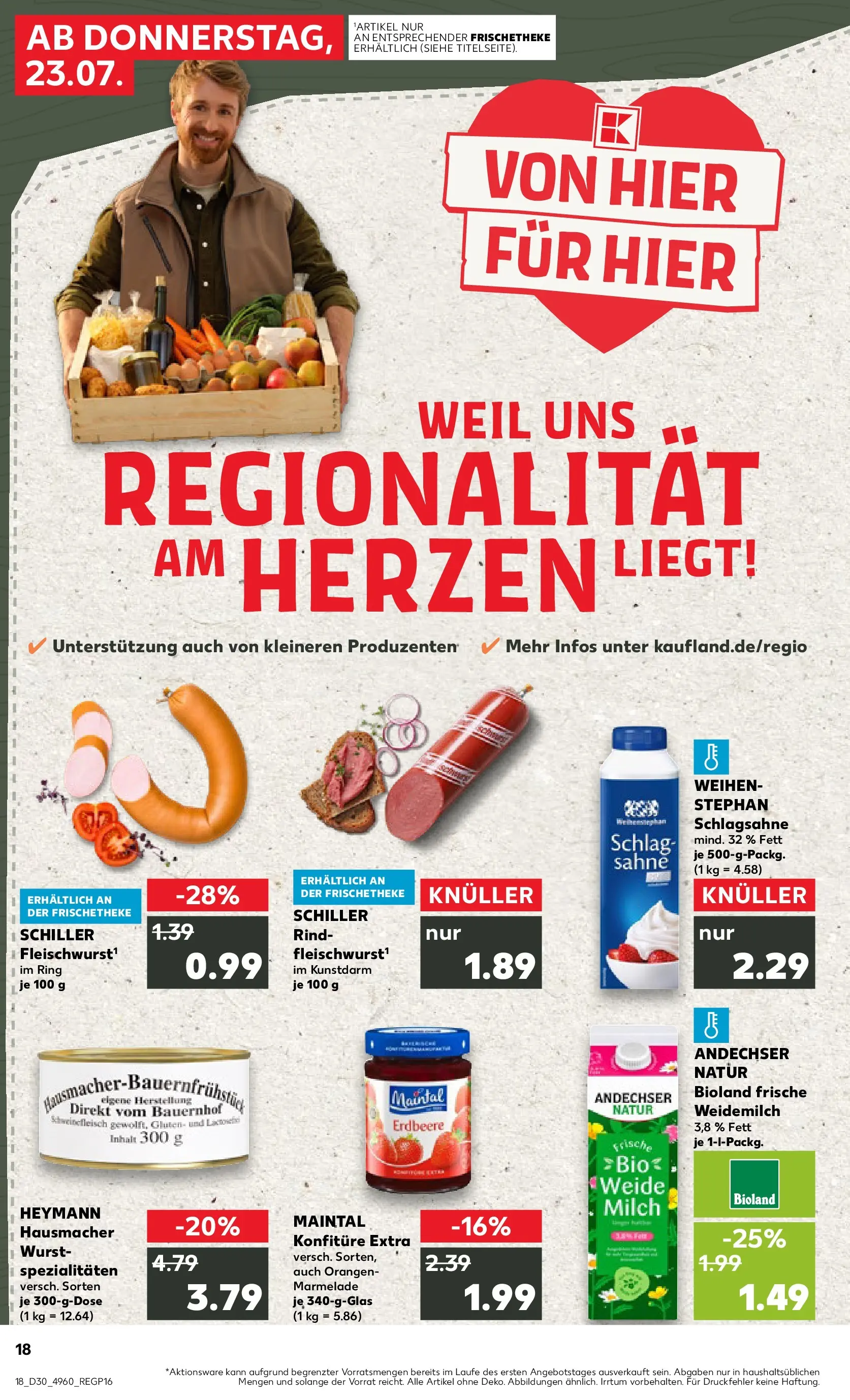 Prospekt Kaufland ab 20.07.2026 ยป Angebote und Werbung Online | Seite: 27 | Produkte: Schlagsahne, Milch, Orangen, Schweinefleisch Prospekt Kaufland ab 20.07.2026 ยป Angebote Online zum Blรคttern | Seite: 27 | Produkte: Schlagsahne, Milch, Orangen, Schweinefleisch