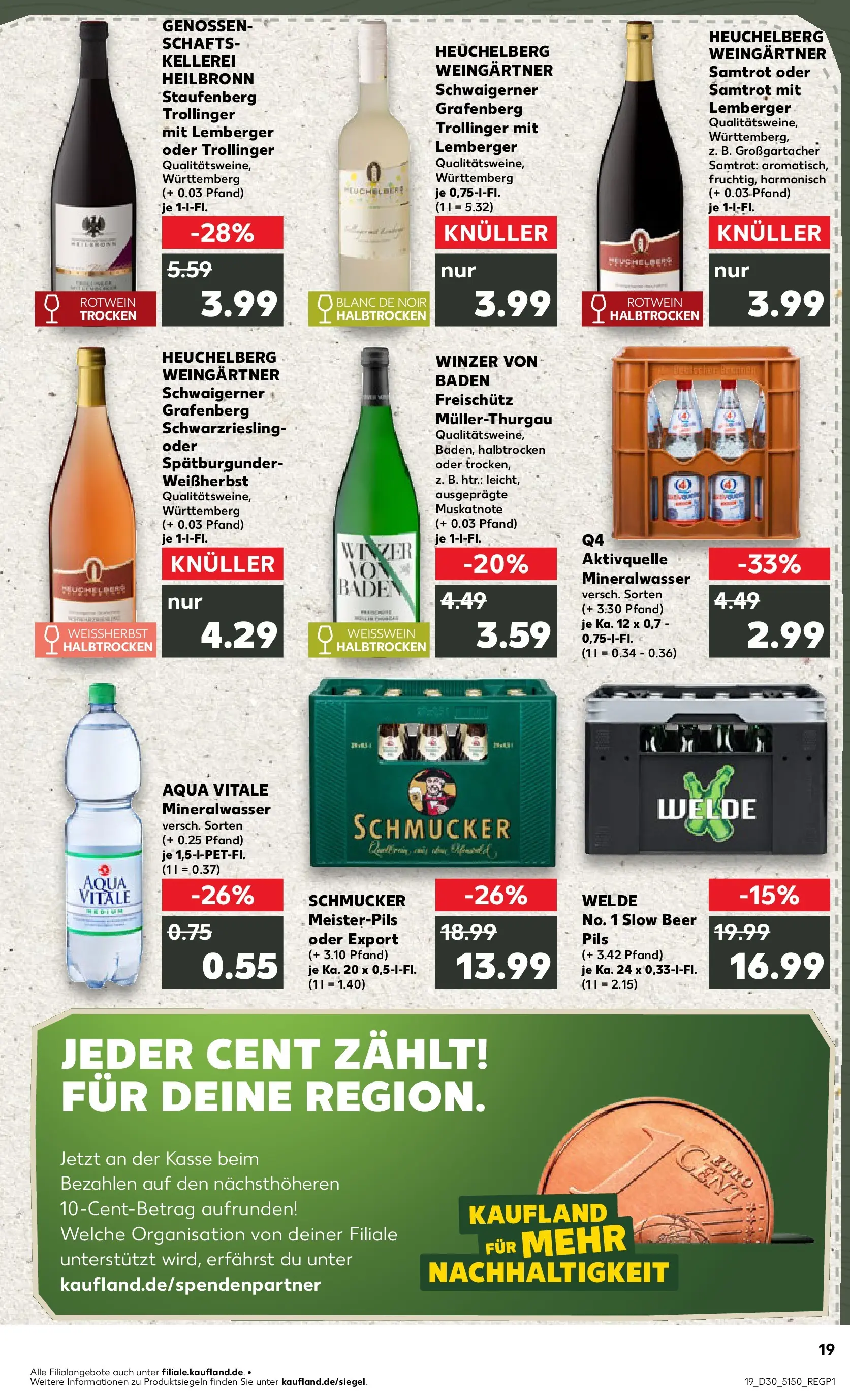 Prospekt Kaufland ab 20.07.2026 ยป Angebote und Werbung Online | Seite: 28 | Produkte: Weiรwein, Rotwein, Pils, Mineralwasser Prospekt Kaufland ab 20.07.2026 ยป Angebote Online zum Blรคttern | Seite: 28 | Produkte: Weiรwein, Rotwein, Pils, Mineralwasser