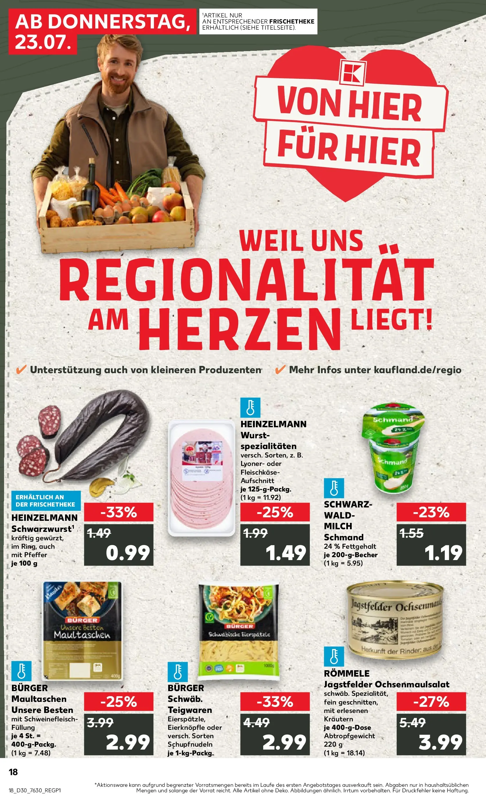 Prospekt Kaufland ab 20.07.2026 ยป Angebote und Werbung Online | Seite: 27 | Produkte: Burger, Pfeffer, Wurst, Schweinefleisch Prospekt Kaufland ab 20.07.2026 ยป Angebote Online zum Blรคttern | Seite: 27 | Produkte: Burger, Pfeffer, Wurst, Schweinefleisch