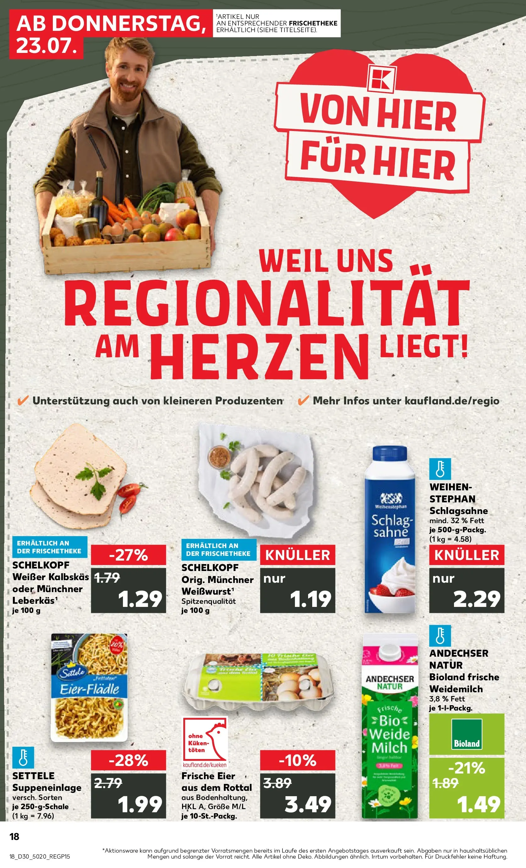 Prospekt Kaufland ab 20.07.2026 ยป Angebote und Werbung Online | Seite: 27 | Produkte: Schlagsahne, Milch, Eier, Sahne Prospekt Kaufland ab 20.07.2026 ยป Angebote Online zum Blรคttern | Seite: 27 | Produkte: Schlagsahne, Milch, Eier, Sahne