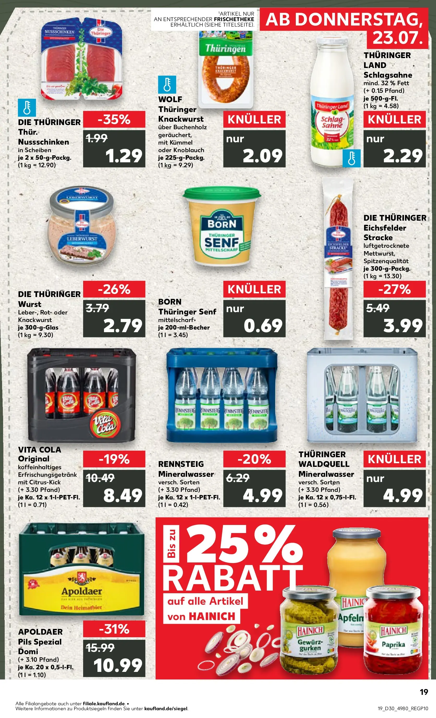 Prospekt Kaufland ab 20.07.2026 ยป Angebote und Werbung Online | Seite: 28 | Produkte: Mineralwasser, Paprika, Vita cola, Sahne Prospekt Kaufland ab 20.07.2026 ยป Angebote Online zum Blรคttern | Seite: 28 | Produkte: Mineralwasser, Paprika, Vita cola, Sahne