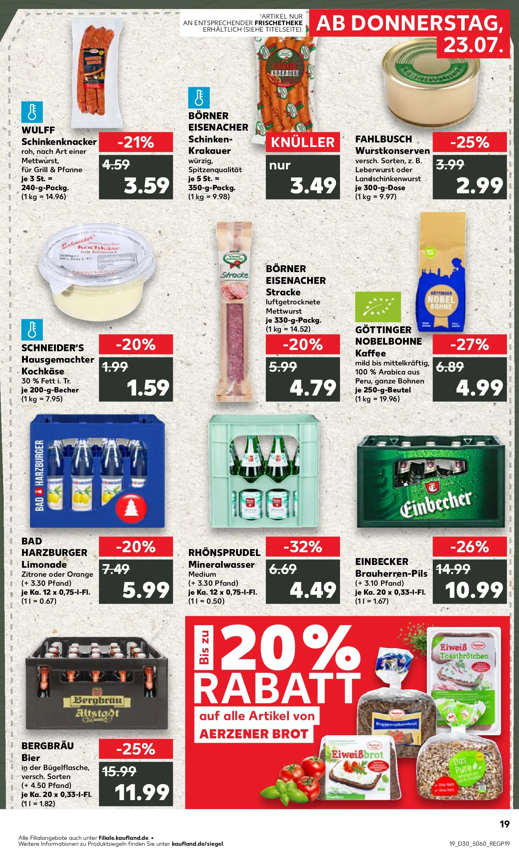 Prospekt Kaufland ab 20.07.2026 ยป Angebote und Werbung Online | Seite: 28 | Produkte: Kaffee, Bad, Brot, Schinken Prospekt Kaufland ab 20.07.2026 ยป Angebote Online zum Blรคttern | Seite: 28 | Produkte: Kaffee, Bad, Brot, Schinken