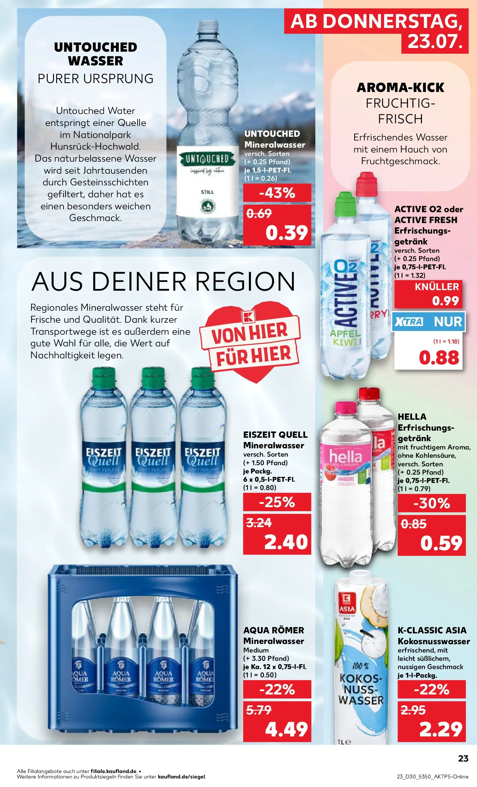 Prospekt Kaufland ab 20.07.2026 ยป Angebote und Werbung Online | Seite: 32 | Produkte: รpfel, Mineralwasser, Wasser, Hella Prospekt Kaufland ab 20.07.2026 ยป Angebote Online zum Blรคttern | Seite: 32 | Produkte: รpfel, Mineralwasser, Wasser, Hella