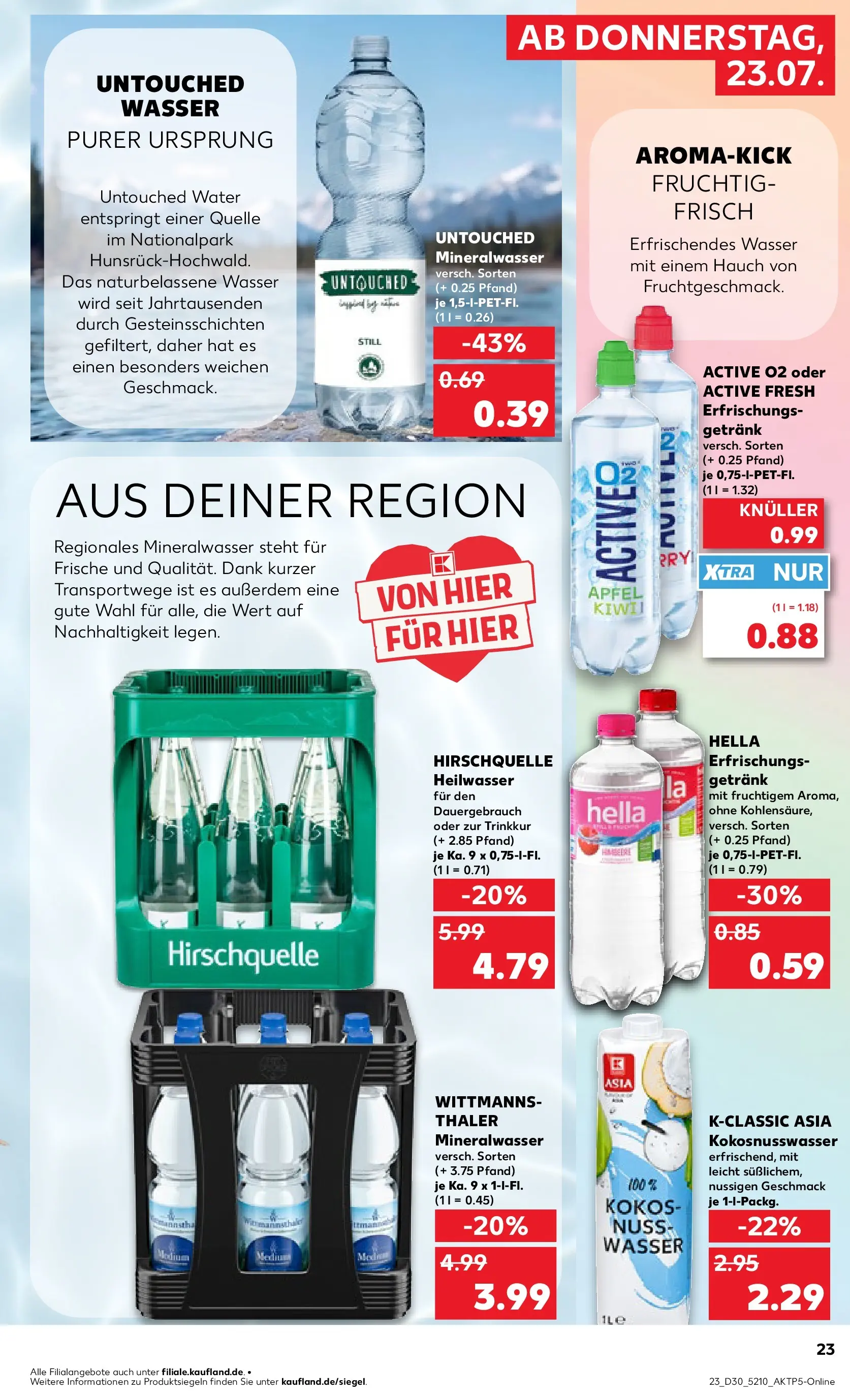 Prospekt Kaufland ab 20.07.2026 ยป Angebote und Werbung Online | Seite: 32 | Produkte: รpfel, Mineralwasser, Wasser, Hella Prospekt Kaufland ab 20.07.2026 ยป Angebote Online zum Blรคttern | Seite: 32 | Produkte: รpfel, Mineralwasser, Wasser, Hella