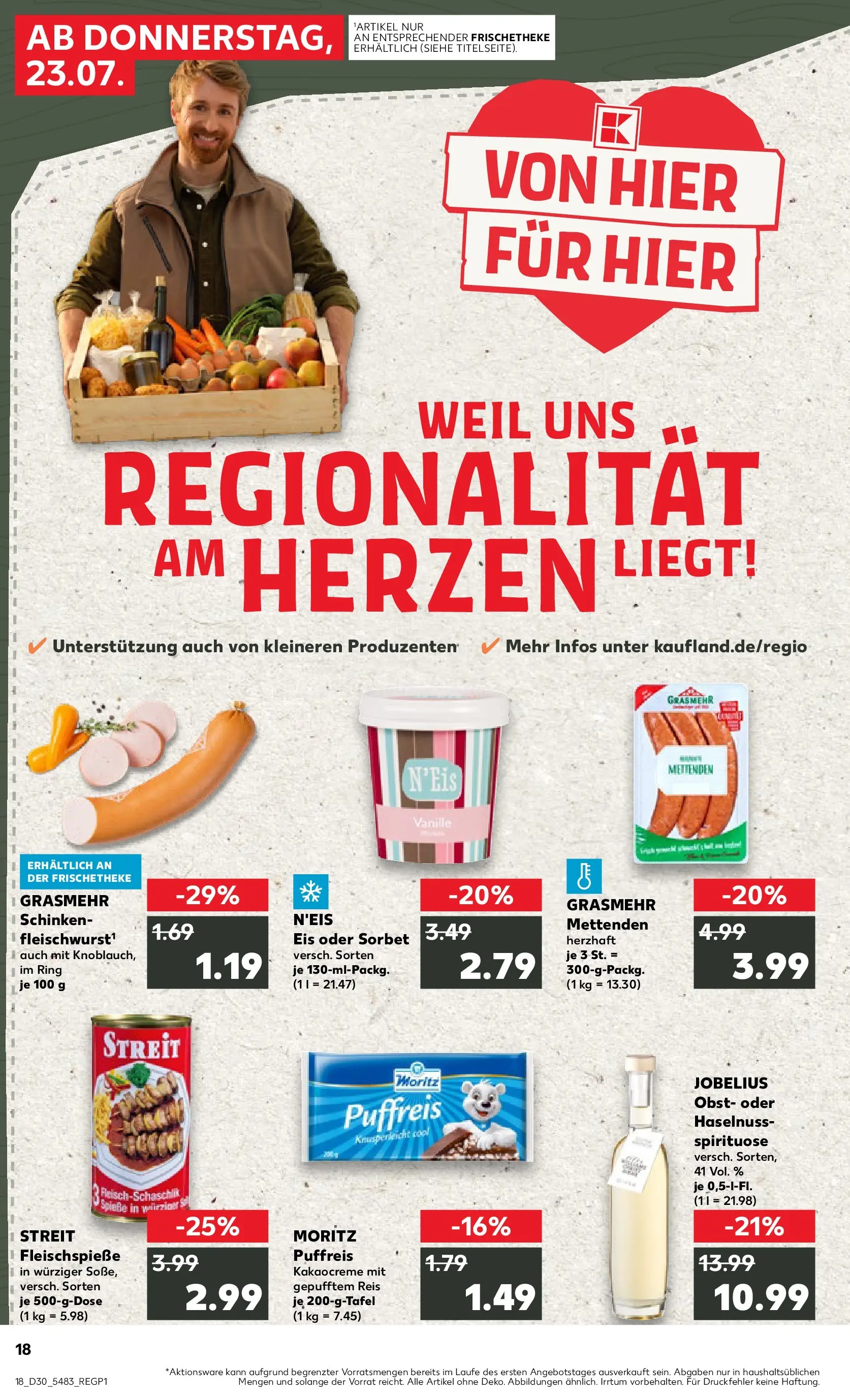Prospekt Kaufland ab 20.07.2026 ยป Angebote und Werbung Online | Seite: 27 | Produkte: Obst, Schinken, Reis, Eis Prospekt Kaufland ab 20.07.2026 ยป Angebote Online zum Blรคttern | Seite: 27 | Produkte: Obst, Schinken, Reis, Eis